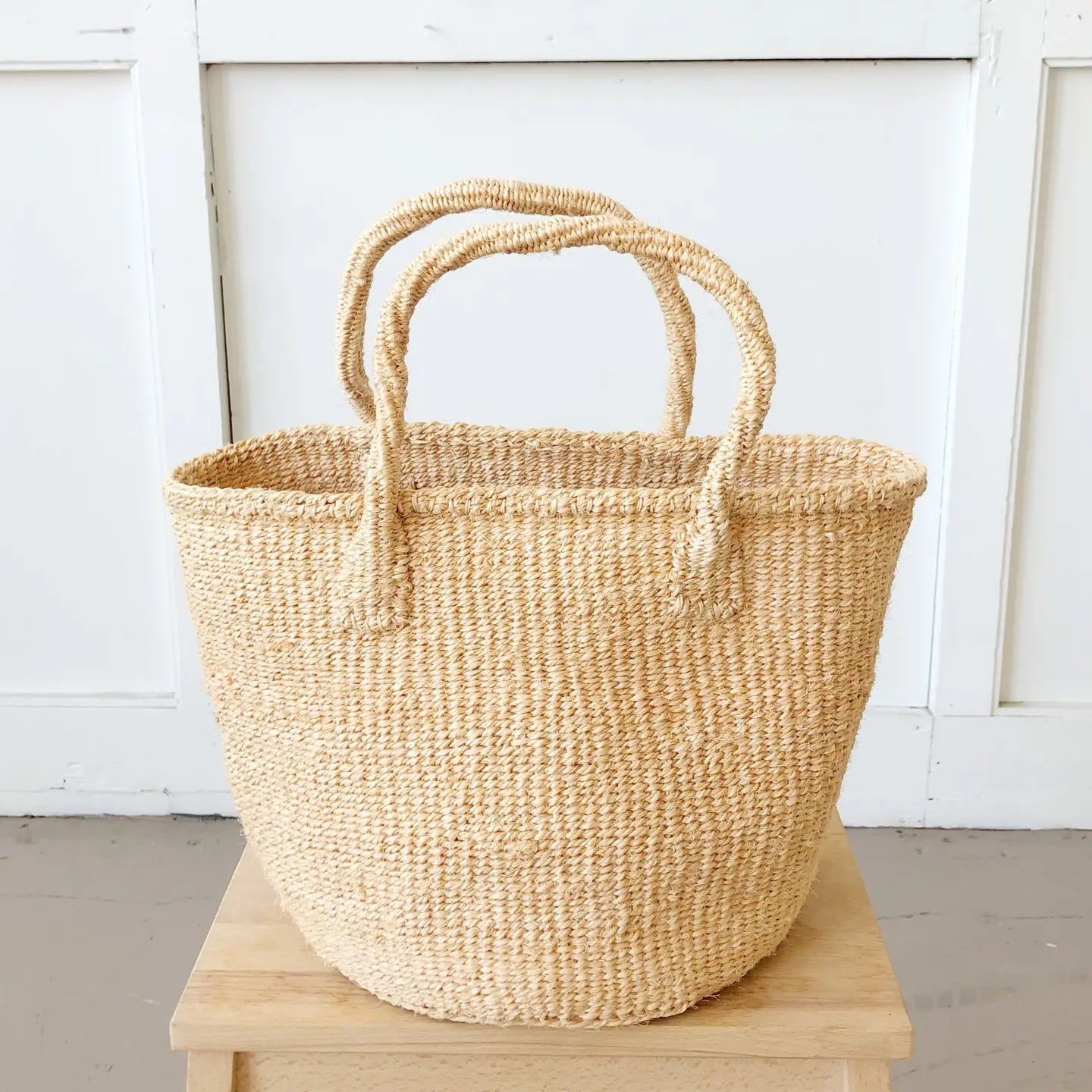 Medium Sisal Tote- Assorted Colors (Local Pickup/Local Delivery Only)
