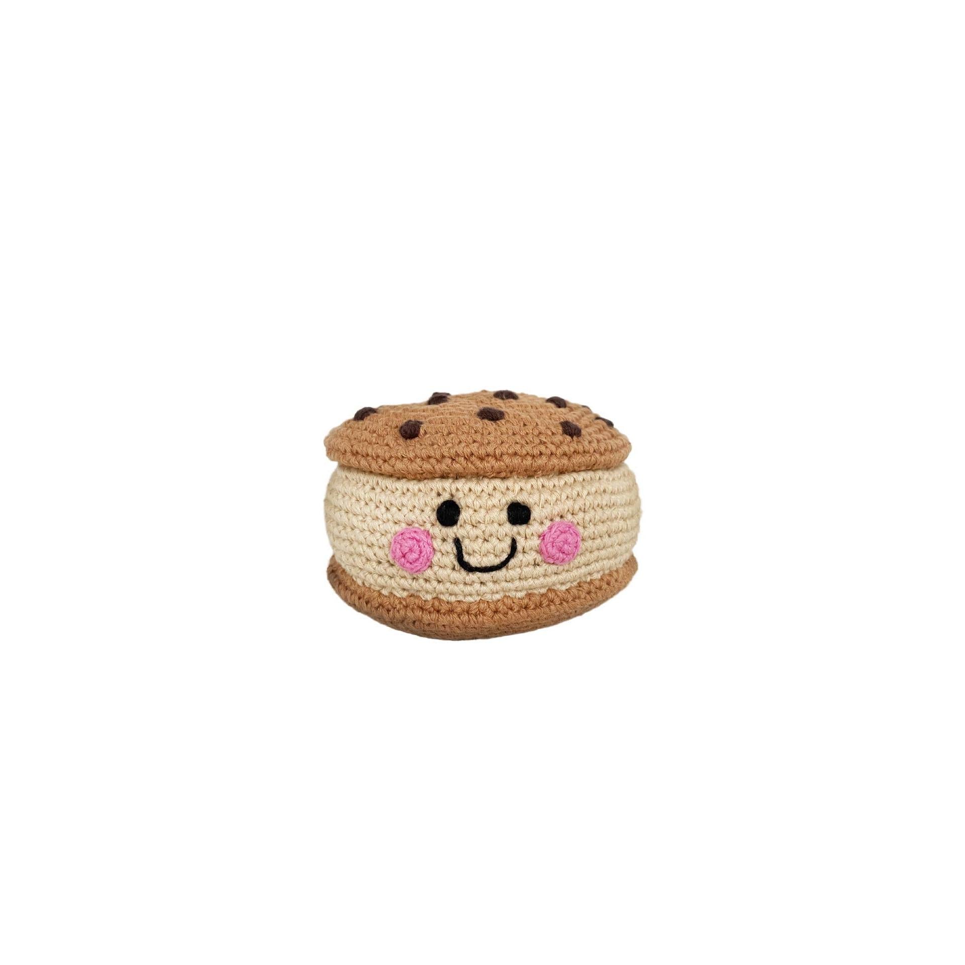 Ice Cream Cookie Sandwich Rattle