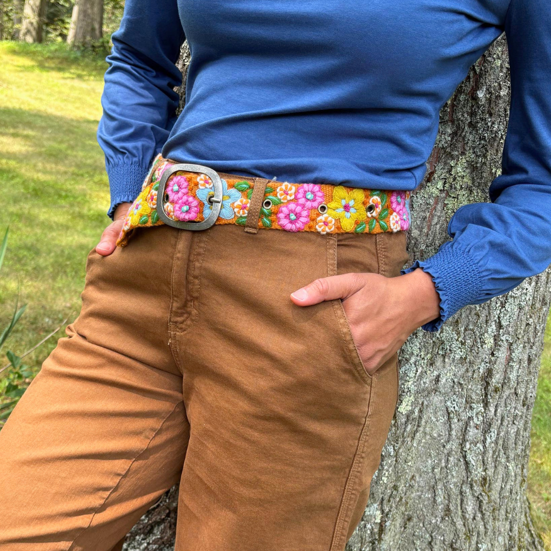 In the Garden Wool Belt- Assorted Sizes
