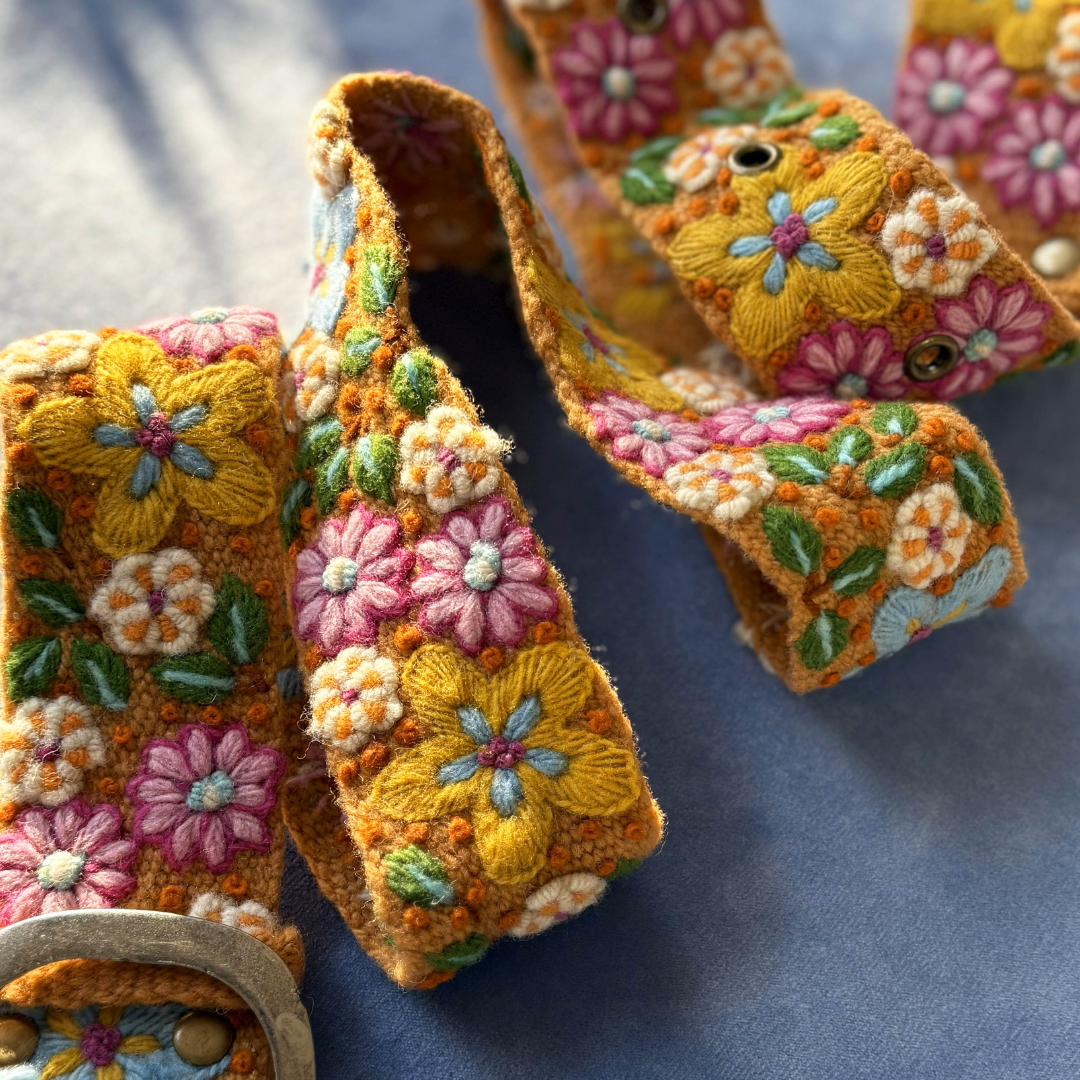 In the Garden Wool Belt- Assorted Sizes
