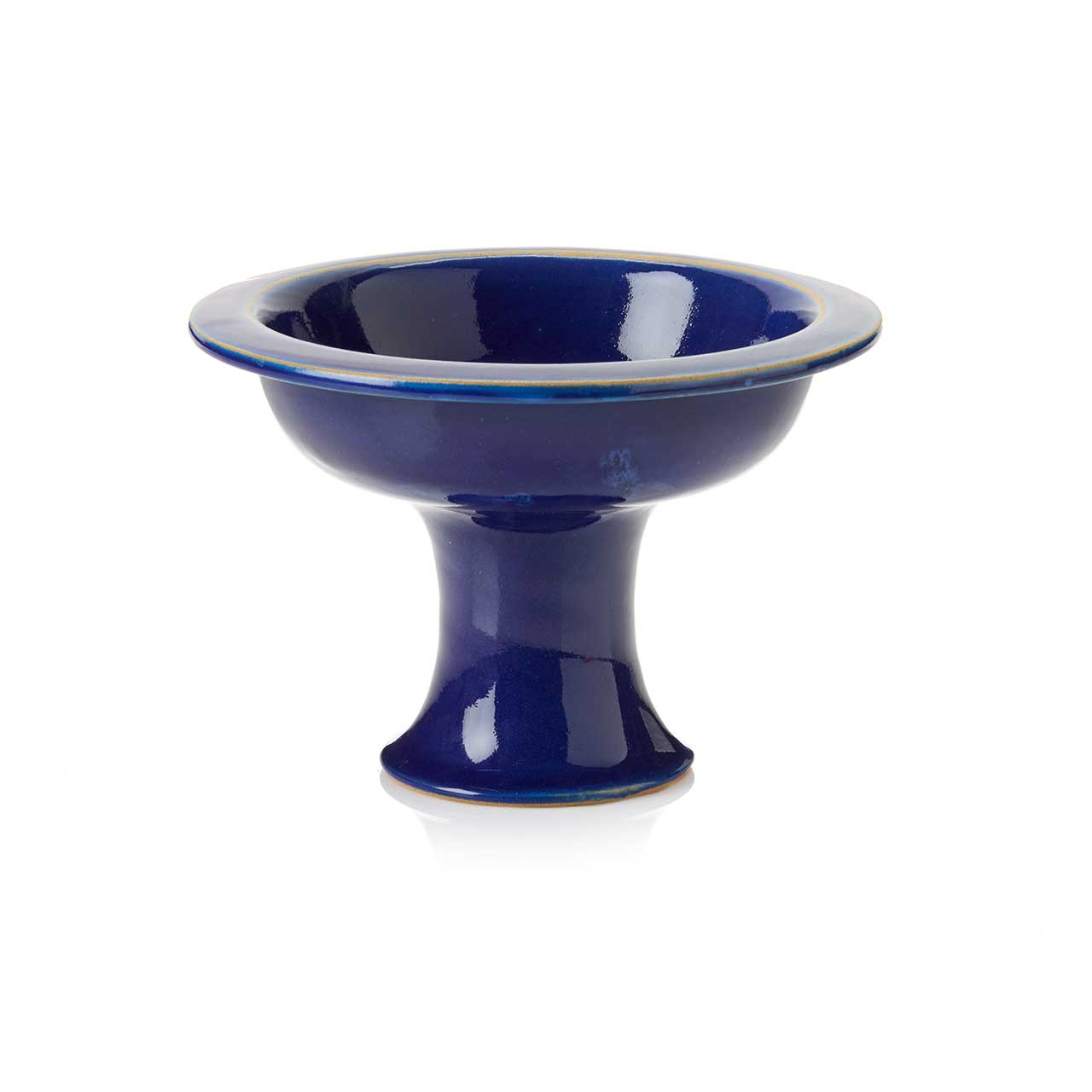 Indigo Pedestal Bowl (Local Pickup/Local Delivery Only)