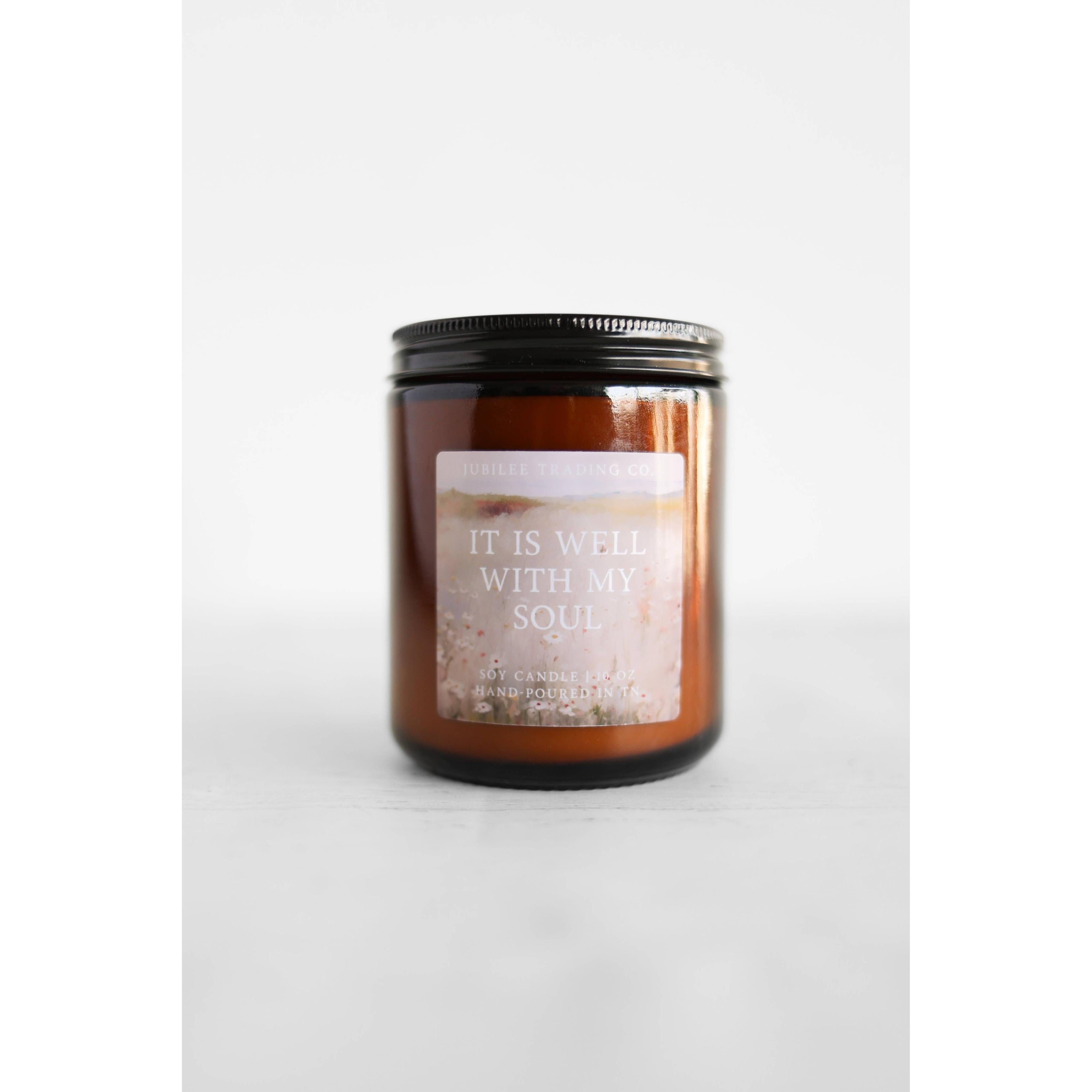 "It Is Well With My Soul" Candle