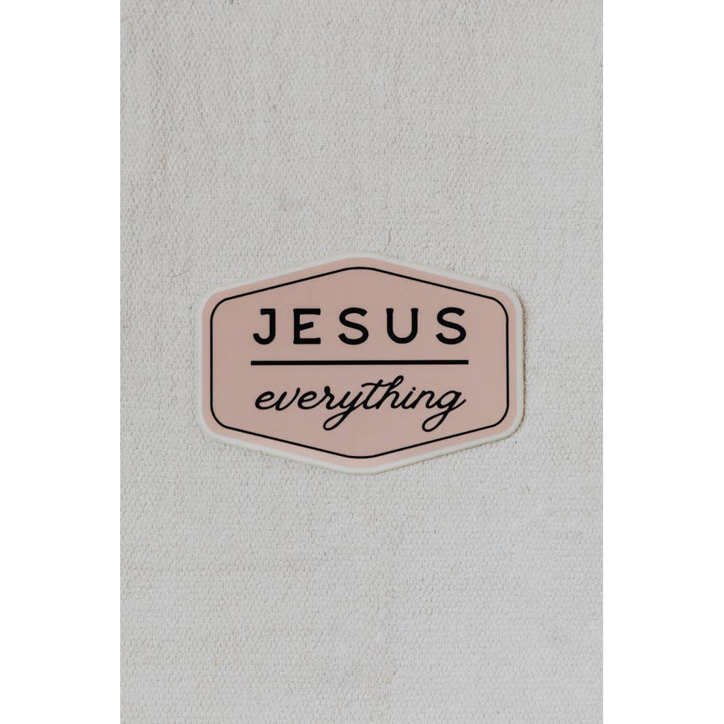 Jesus Over Everything Sticker