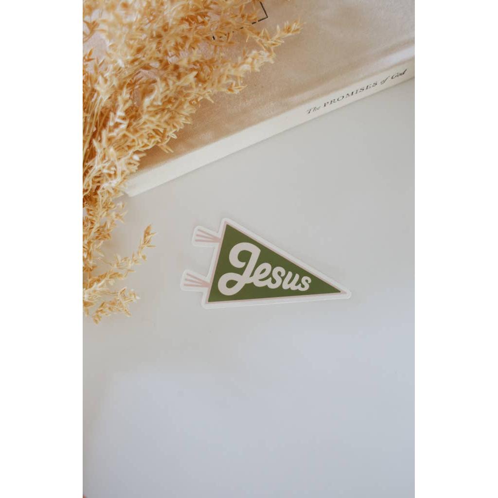 Jesus Pennant Sticker