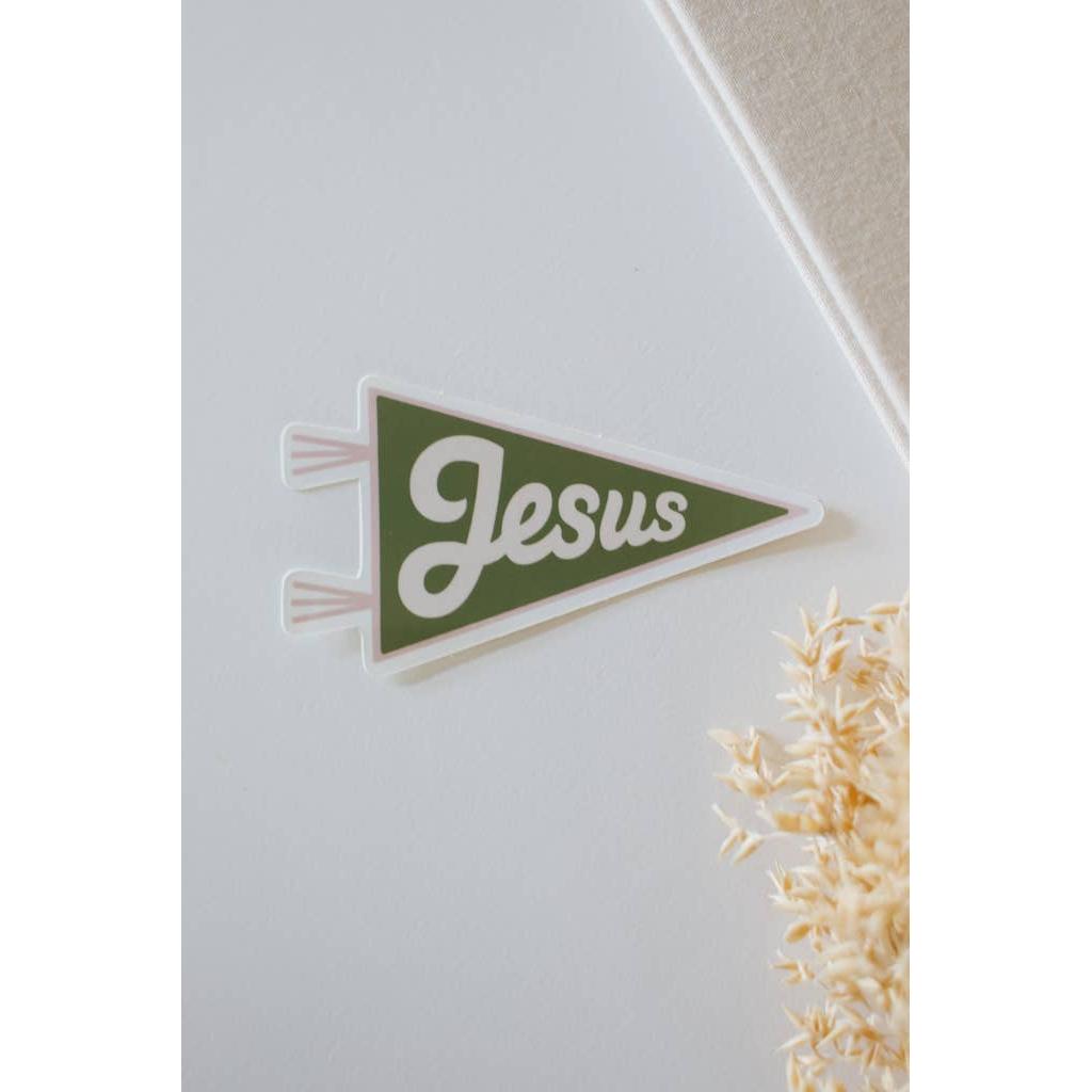 Jesus Pennant Sticker