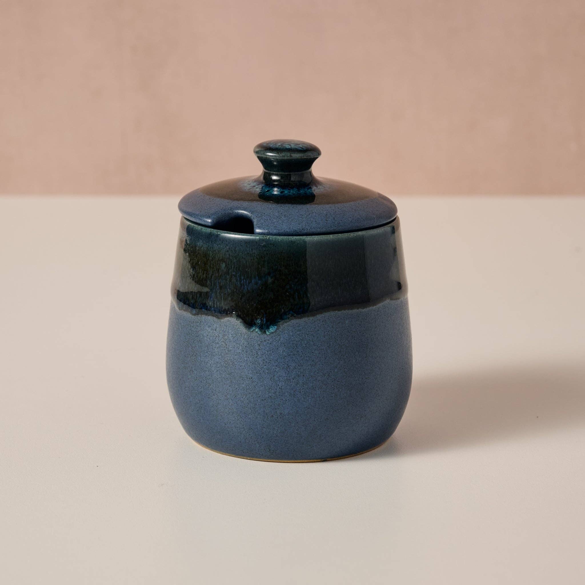 Jhapa Drip Glaze Cream & Sugar Set