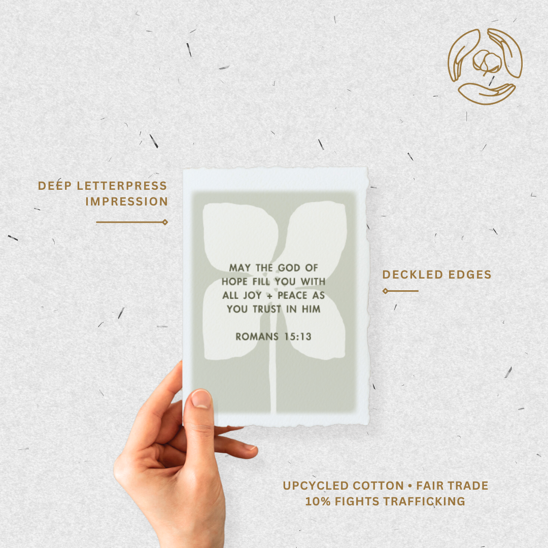 Joy + Peace- Greeting Card