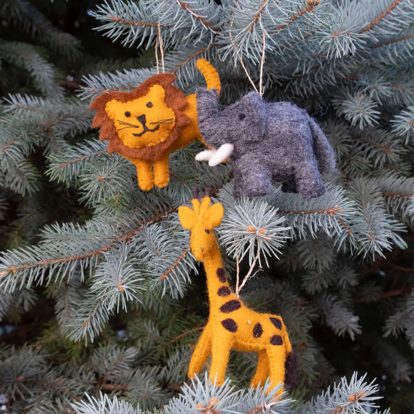 Jungle Animal Ornament- Assorted Animals- Sold Individually