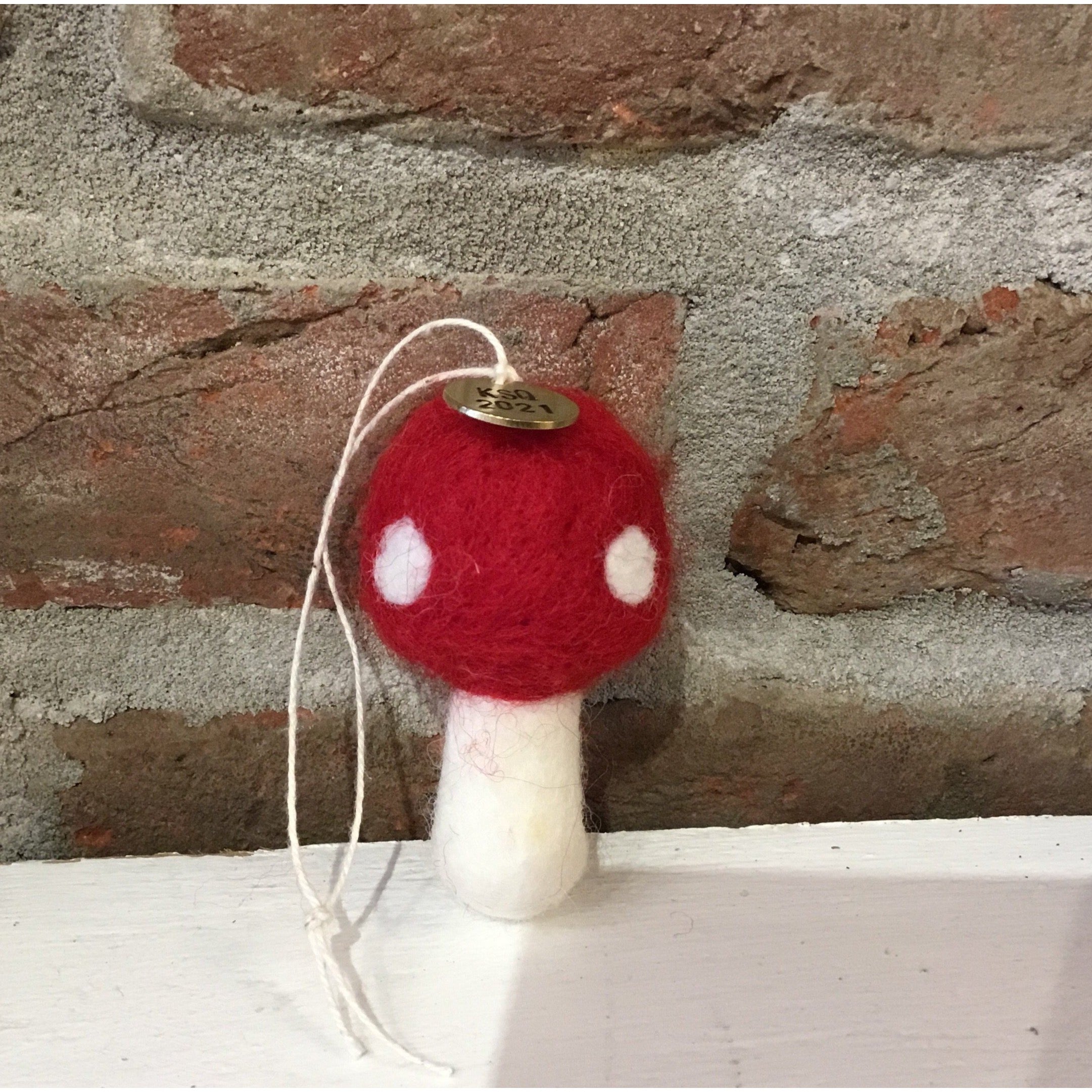 KSQ 2025 Mushroom Ornament - Assorted Colors