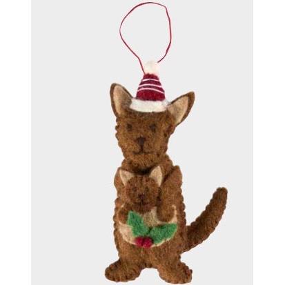 Kangaroo with Joey Ornament