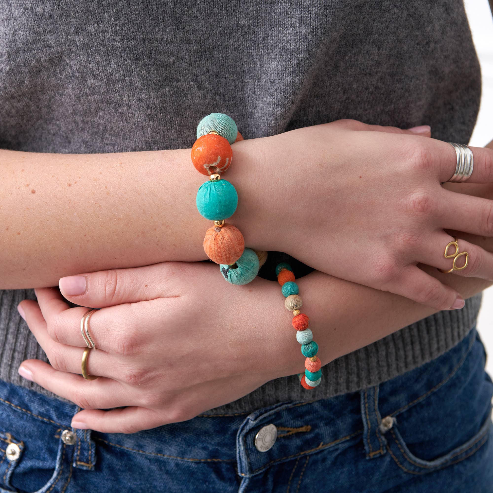 Kantha Capri Sonnet Bracelet