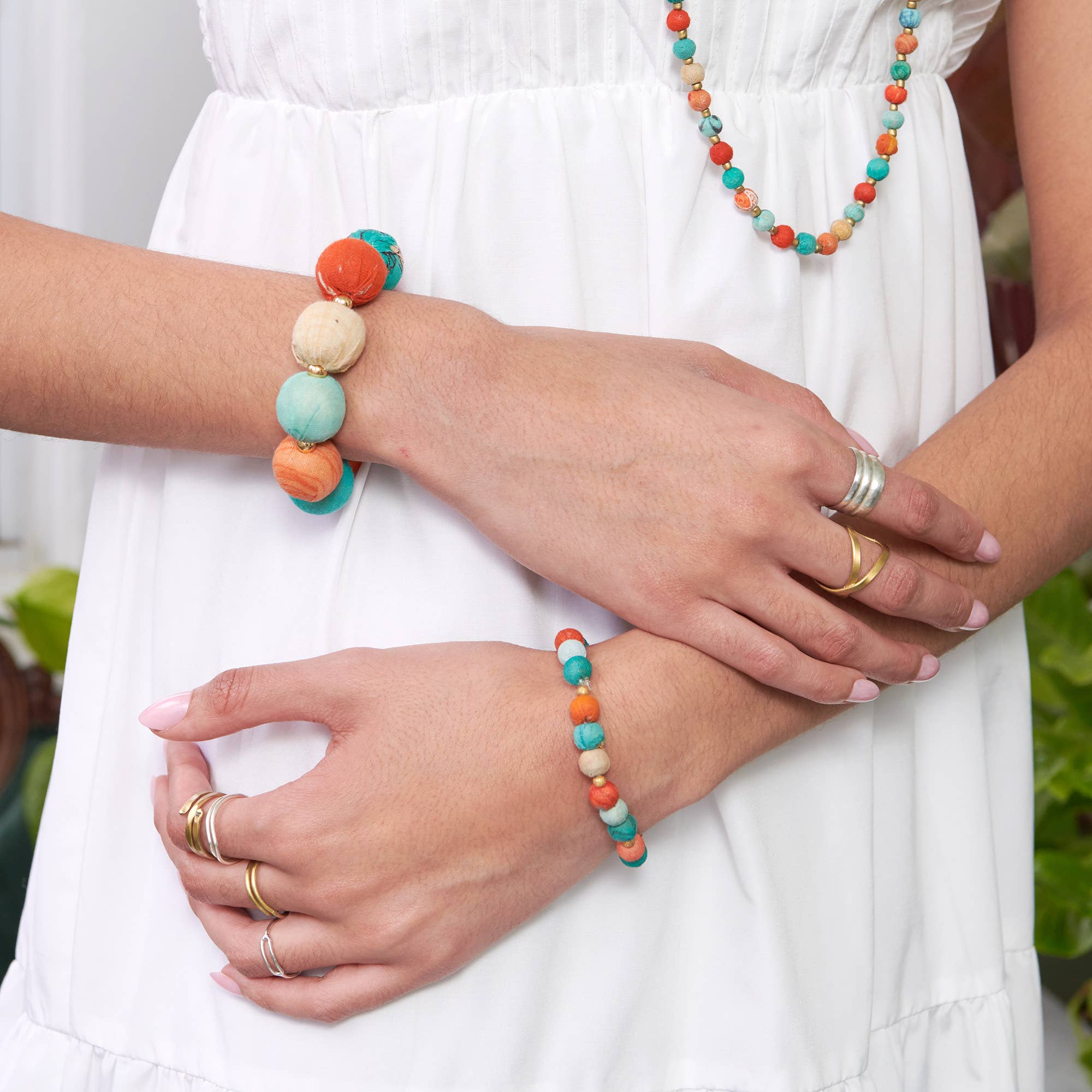 Kantha Capri Sonnet Bracelet