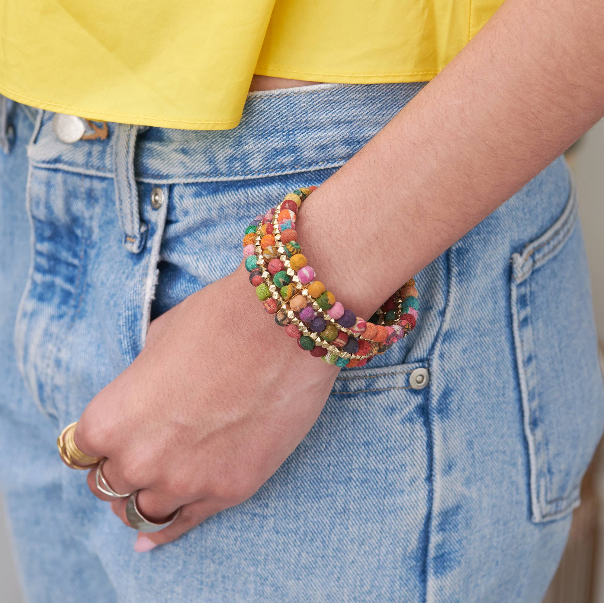 Kantha Kirra Cuff