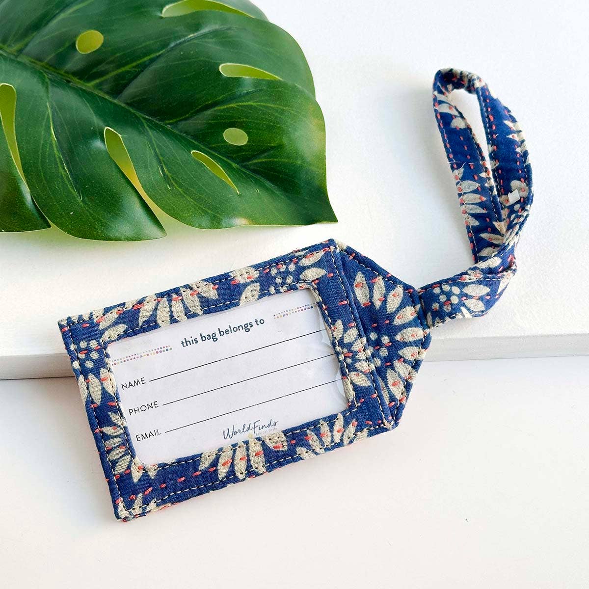 Kantha Luggage Tag- Assorted Patterns/Colors