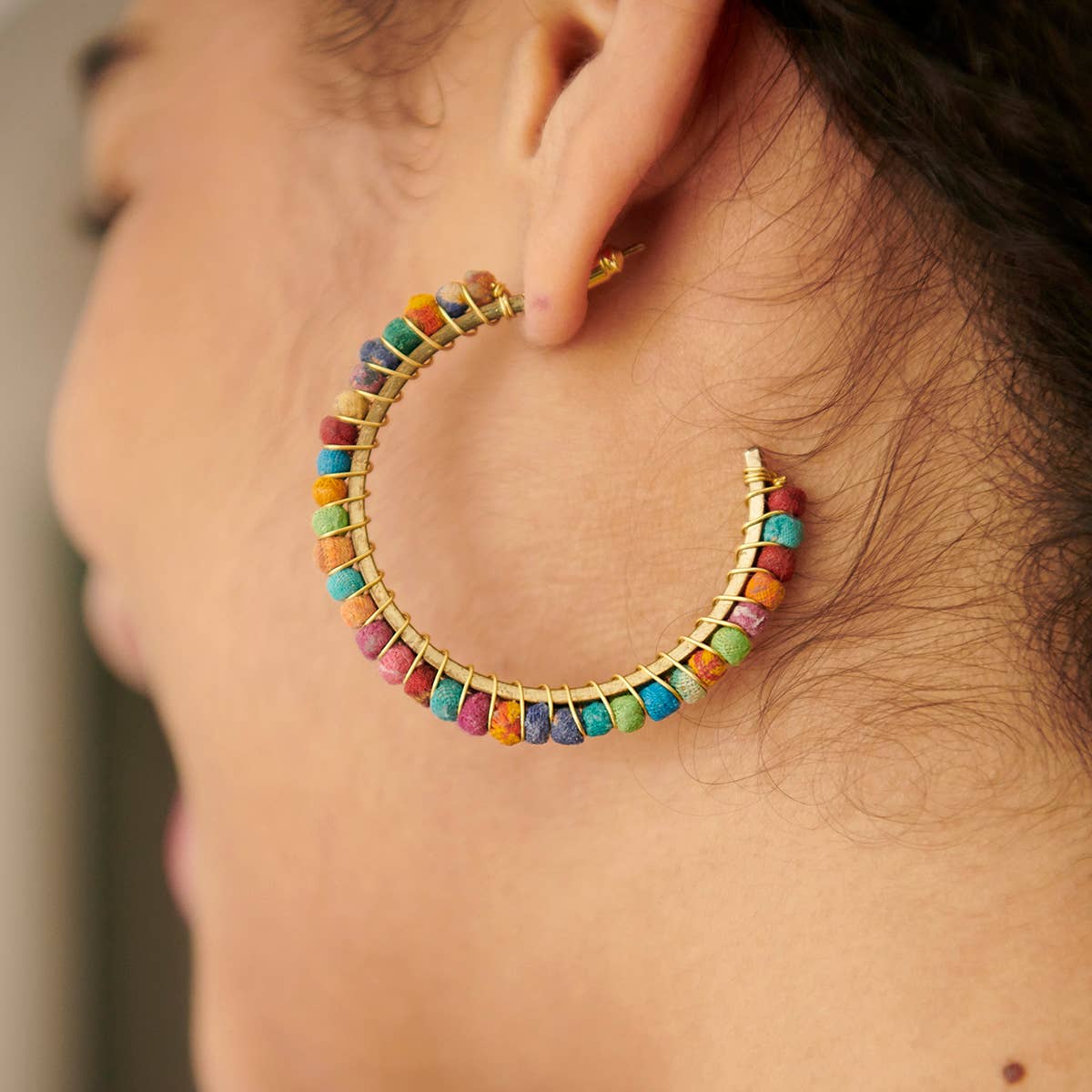 Kantha Milieu Classic Hoops