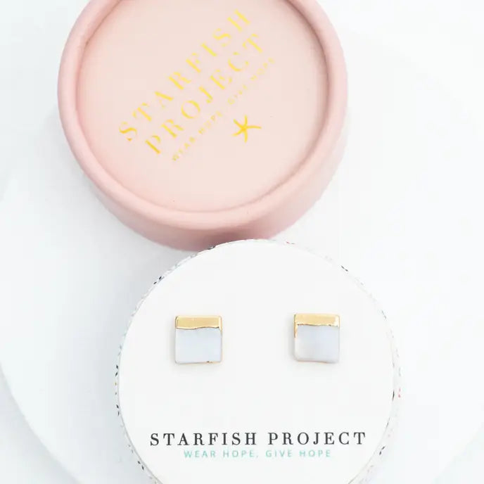 Kelly Mother of Pearl Studs
