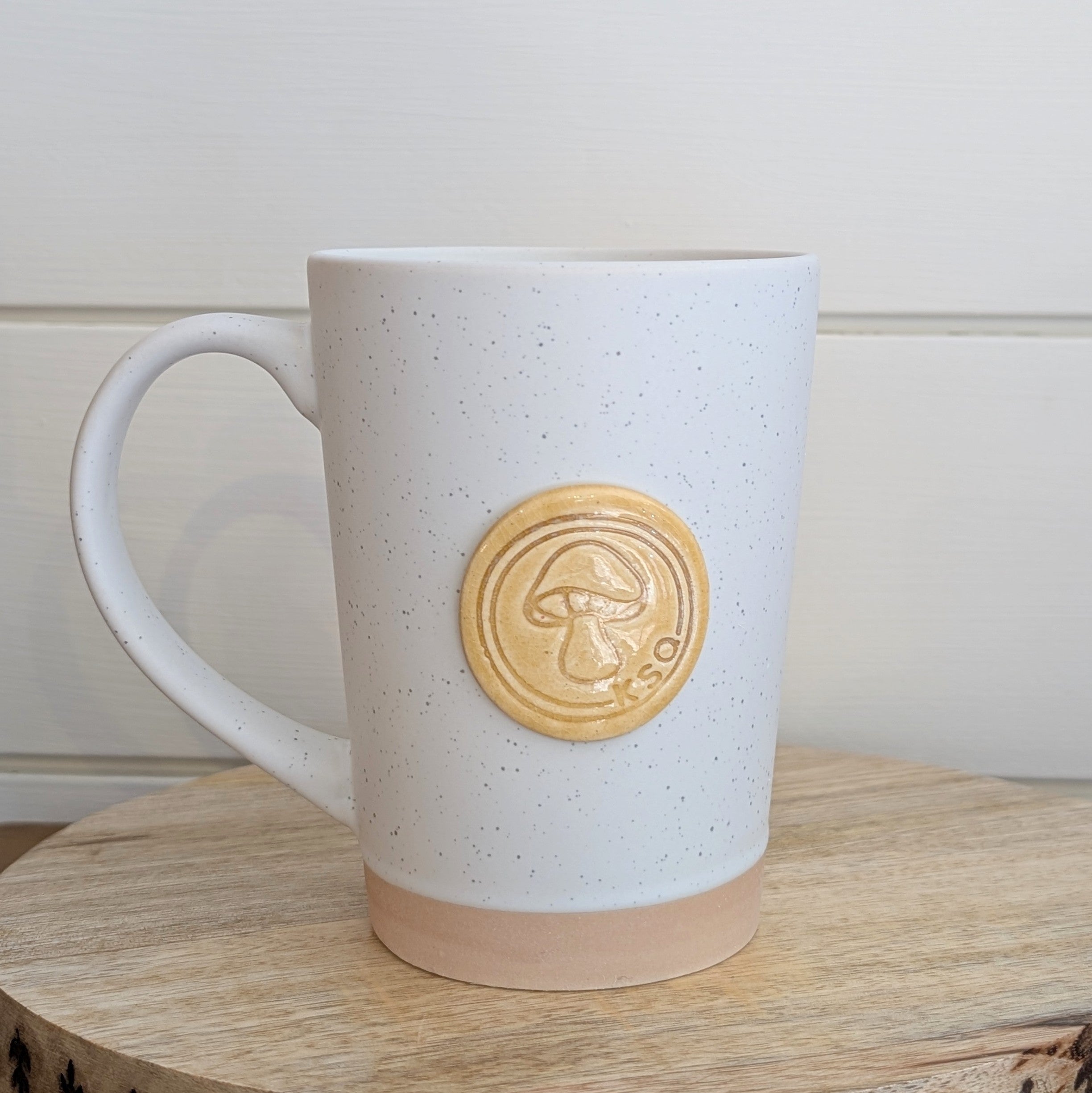 Kennett Square Mushroom Mug: Cabin Style- Assorted Sizes/ Assorted Colors
