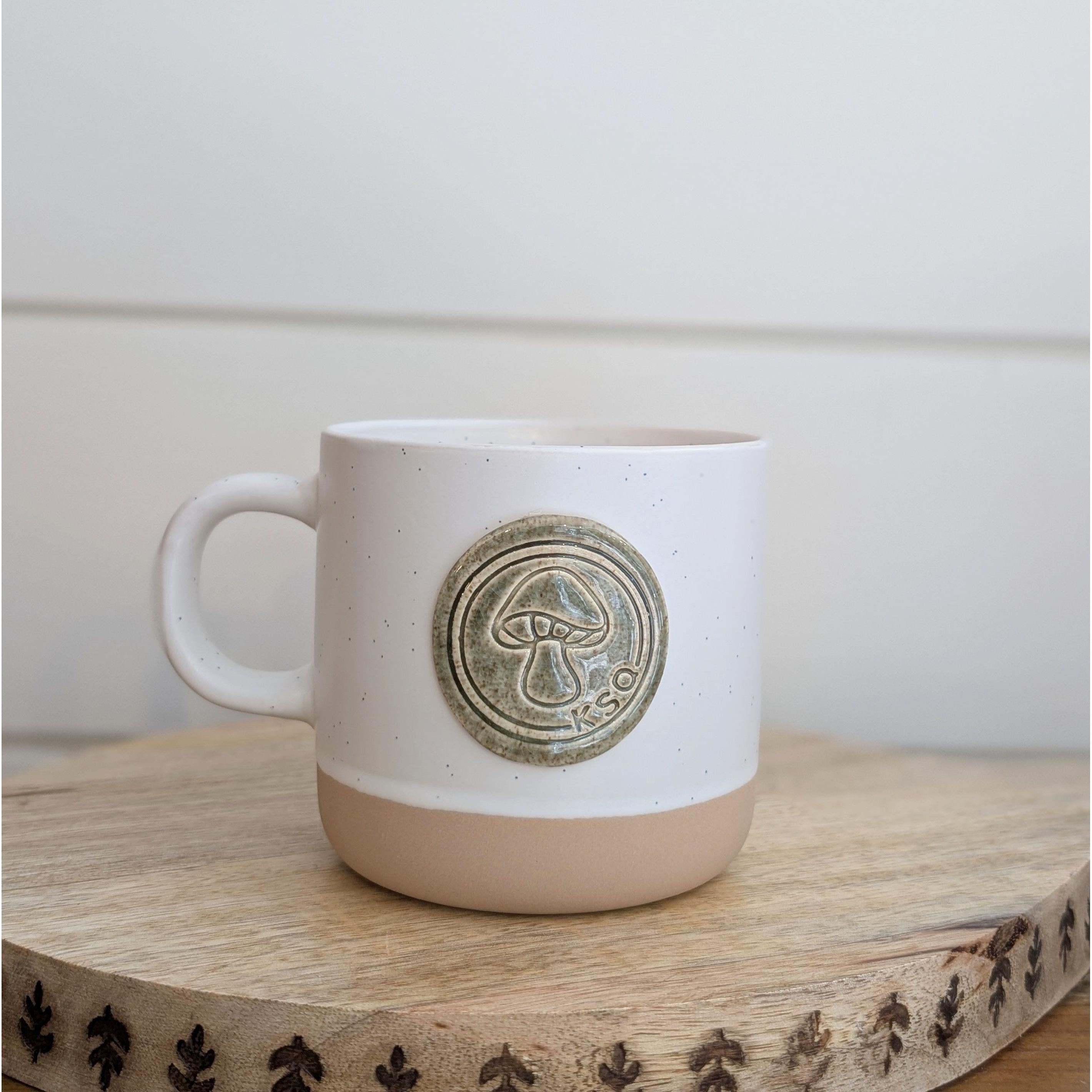 Kennett Square Mushroom Mug: Cabin Style- Assorted Sizes/ Assorted Colors