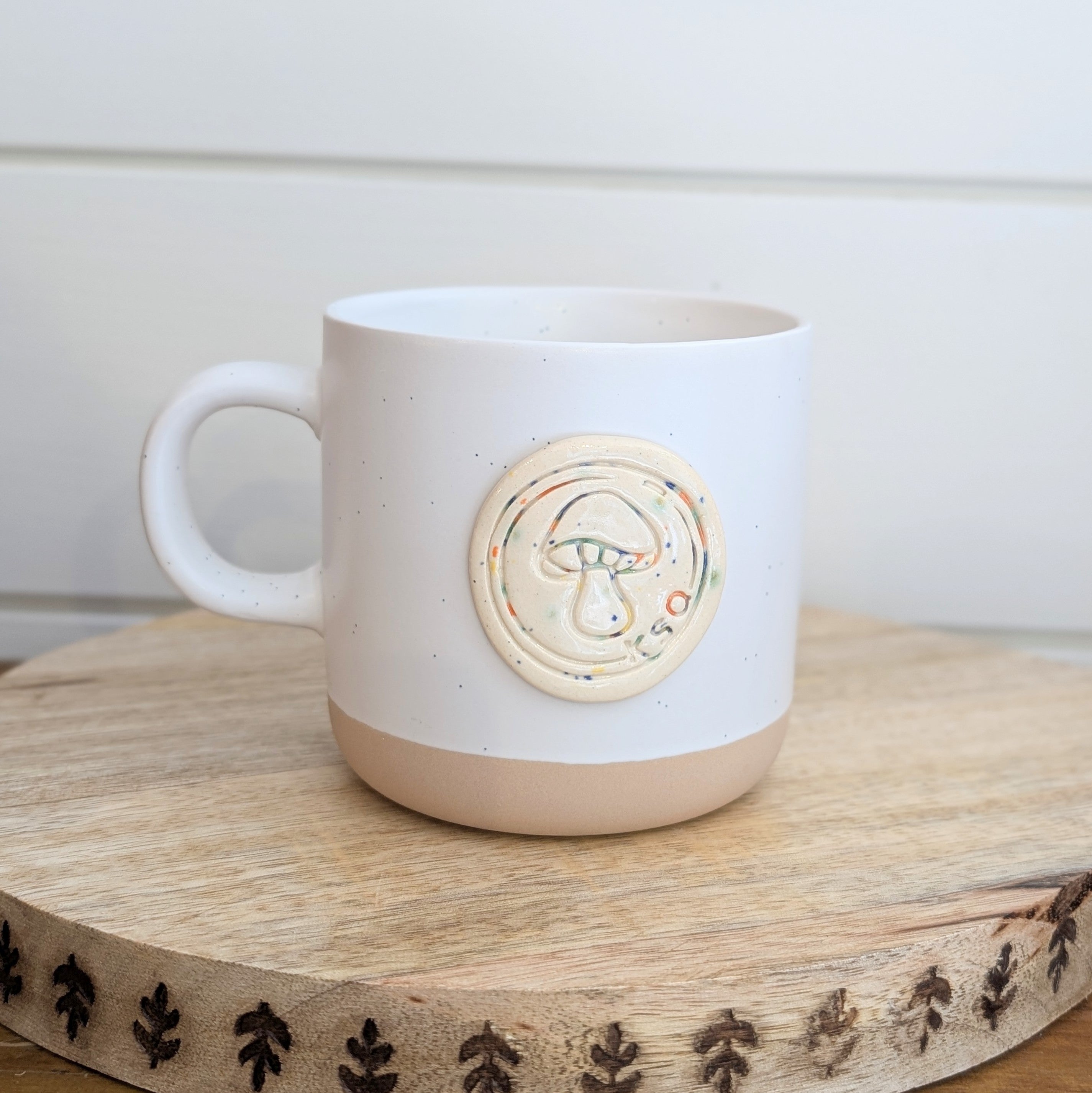 Kennett Square Mushroom Mug: Cabin Style- Assorted Sizes/ Assorted Colors