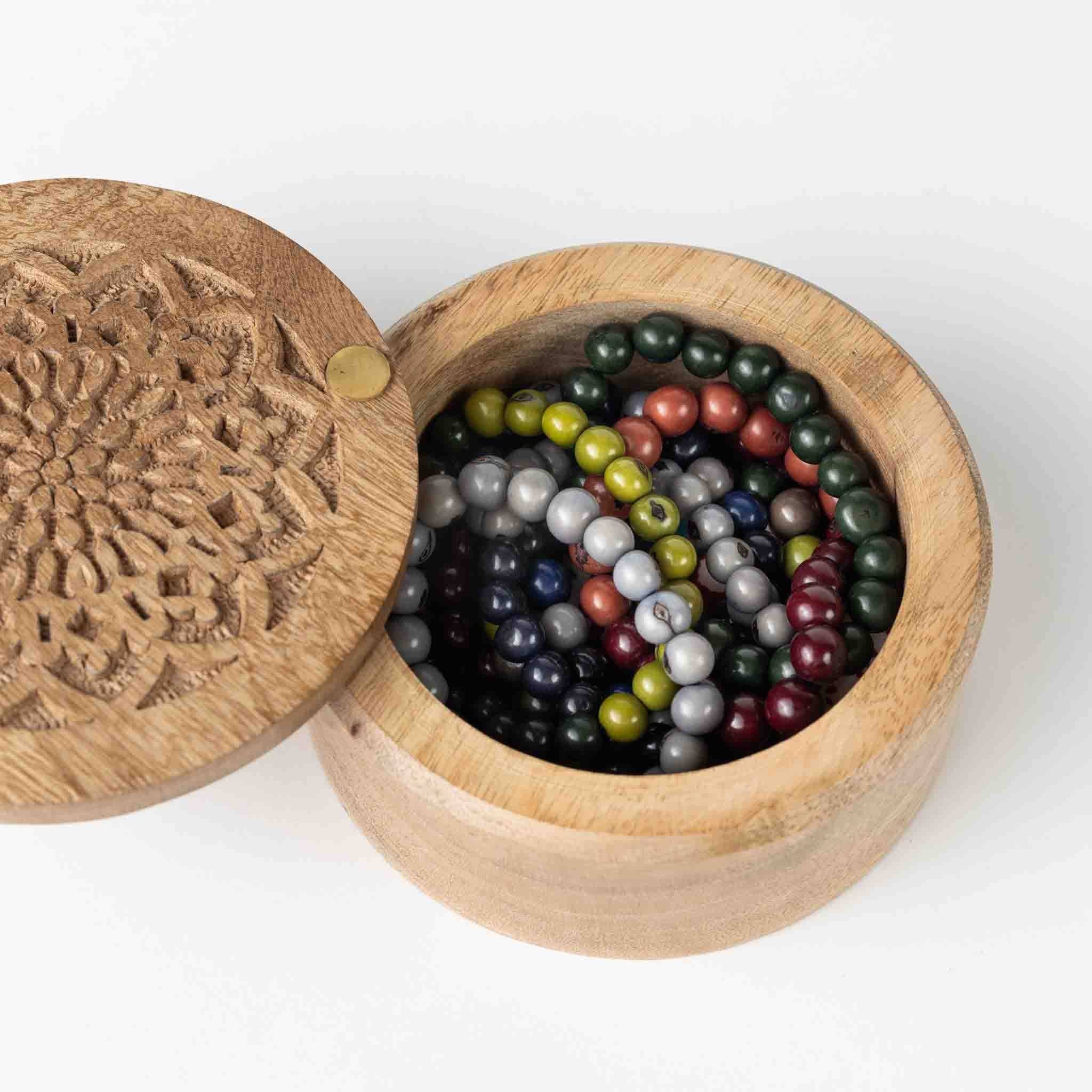 Khazaana Mango Wood Keepsake Box