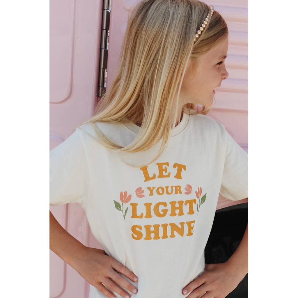 Kids Let Your Light Shine Tee- Assorted Sizes/Assorted Colors