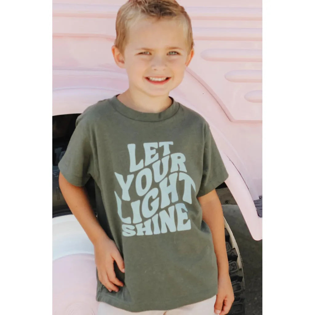 Kids Let Your Light Shine Tee- Assorted Sizes/Assorted Colors