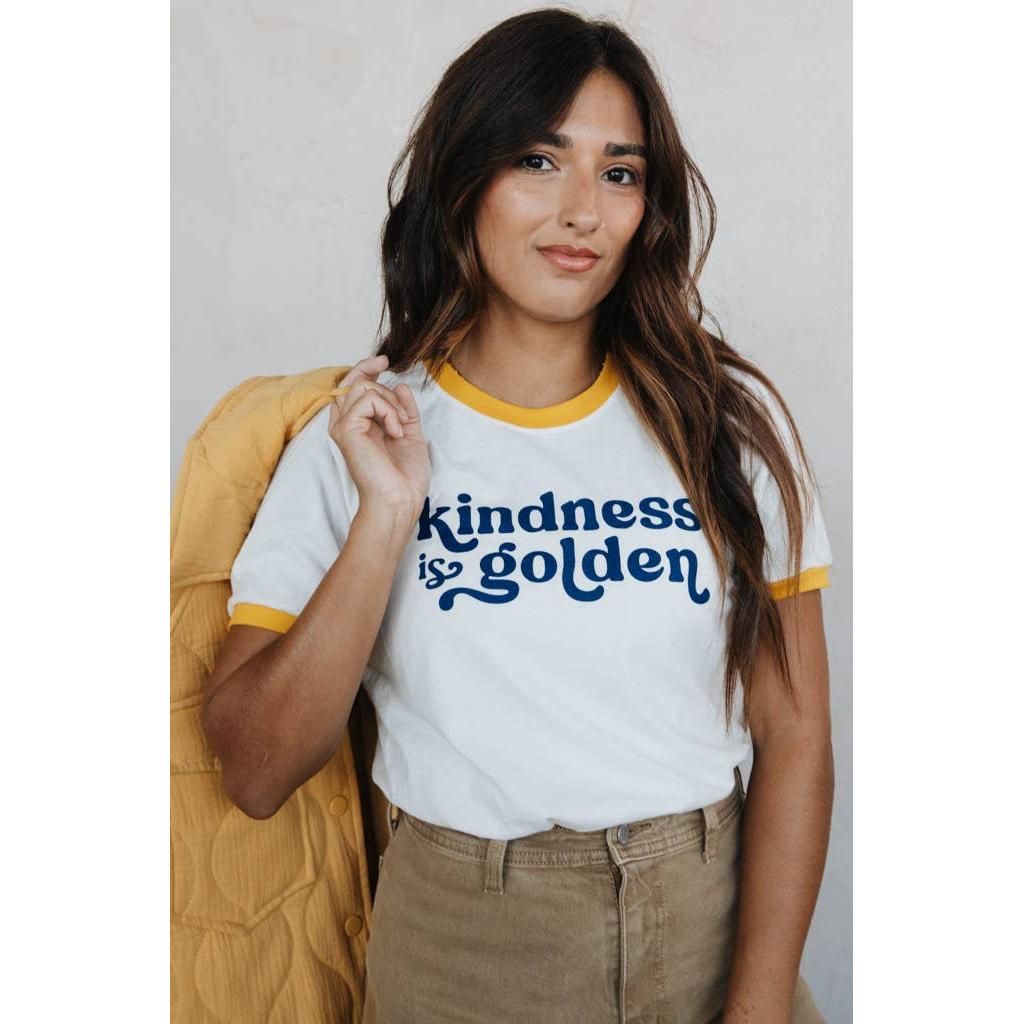 Kindness Is Golden Tee- Assorted Sizes