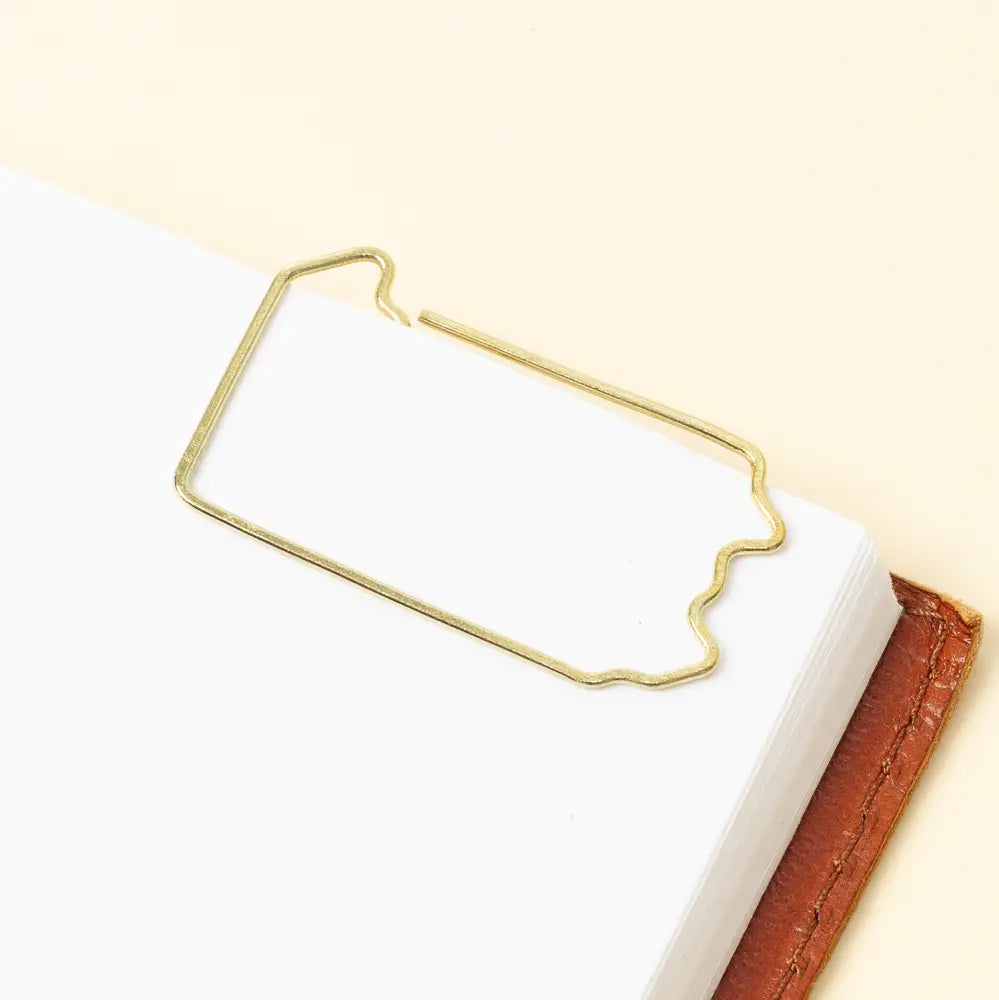 Kitaab Gold Wire Bookmark- Assorted Designs