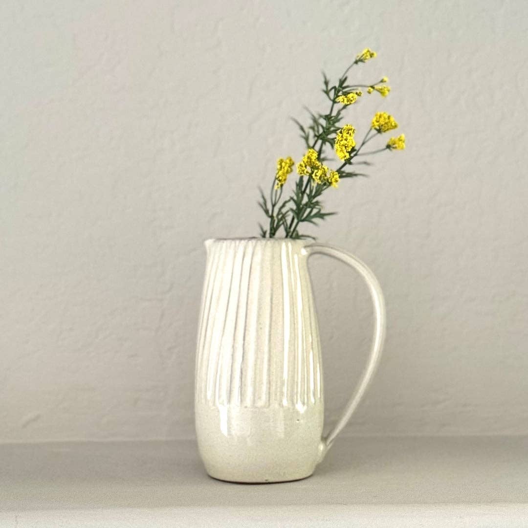 Kumale Ceramic Pitcher Vase- Assorted Colors (Local Pickup/Local Delivery Only)
