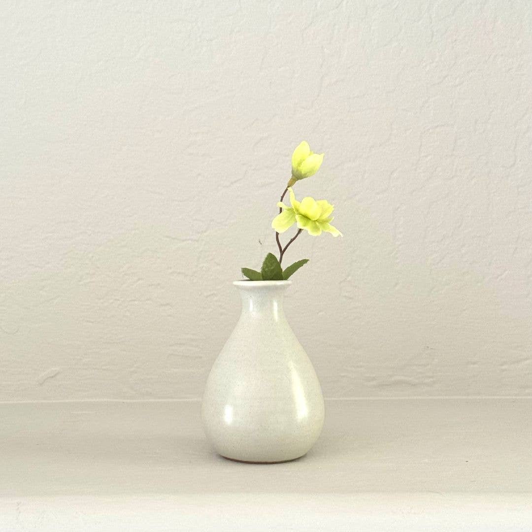 Kumale Handmade Ceramic Bud Vase- Assorted Sizes- Assorted Colors- Sold Individually