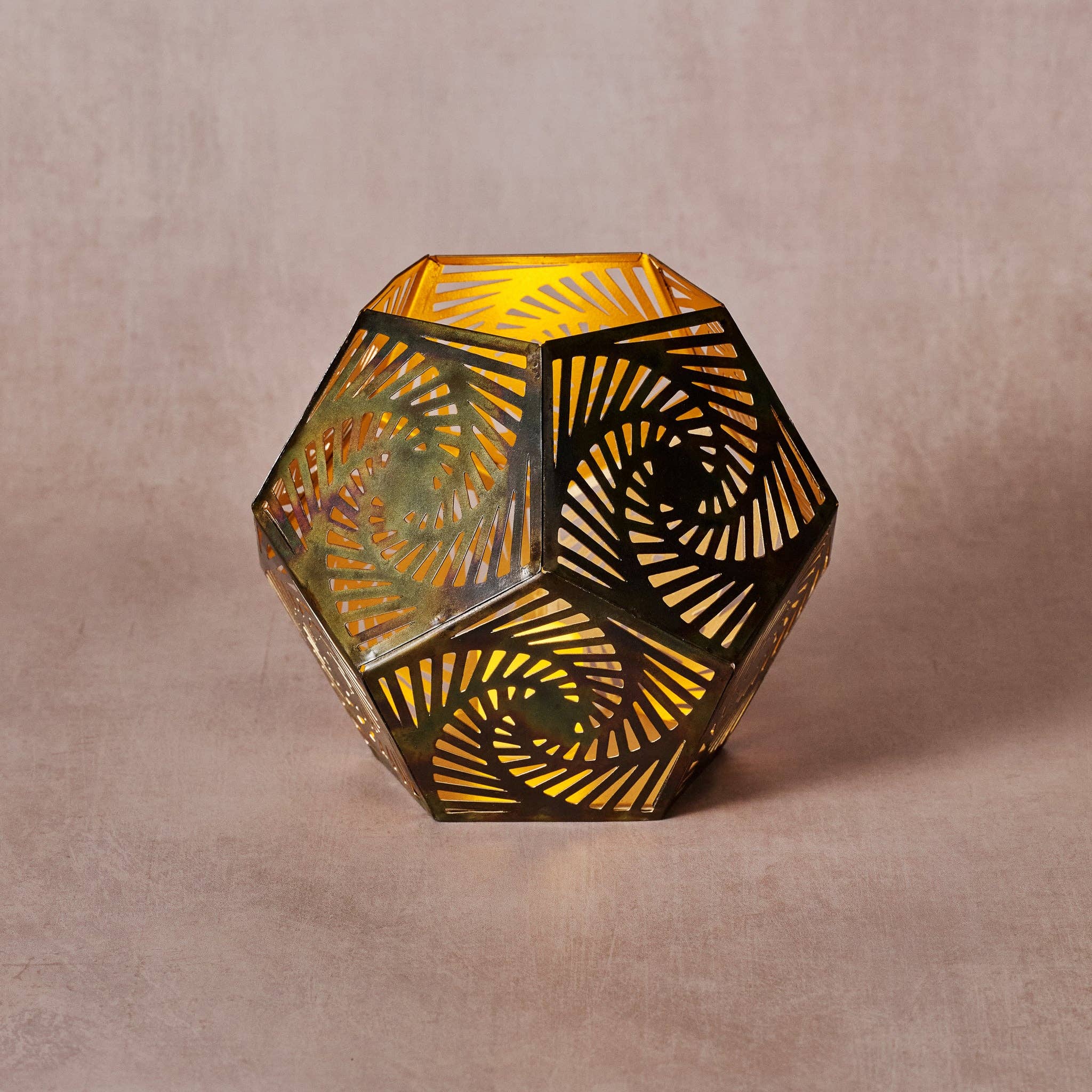 Kundalee Antique Copper Candleholder (*Local Pickup/Local Delivery Only)