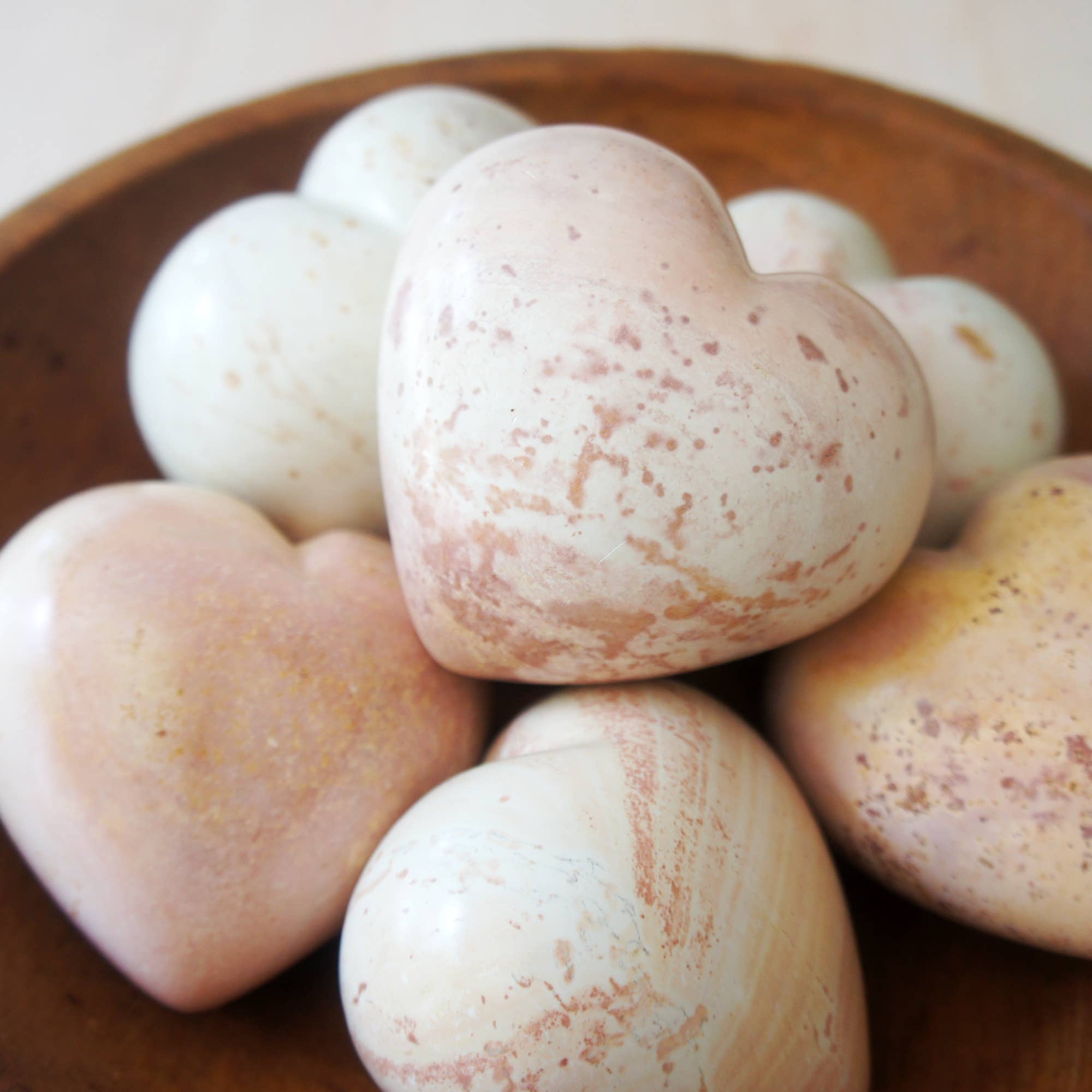 Large Natural Stone Heart Paperweight- Sold Individually- (*Local Pickup/Local Delivery Only)