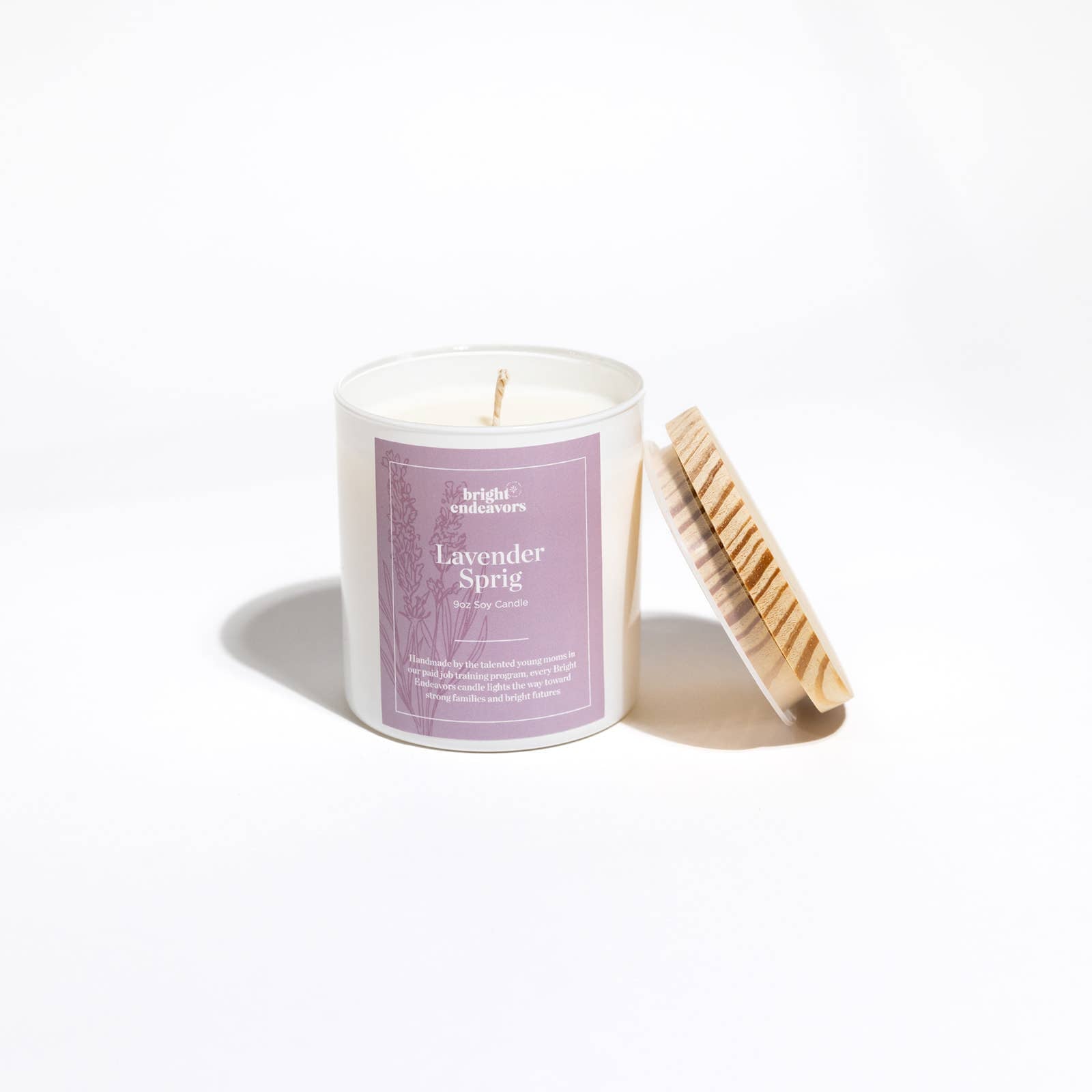 Lavender Sprig Candle- Assorted Sizes