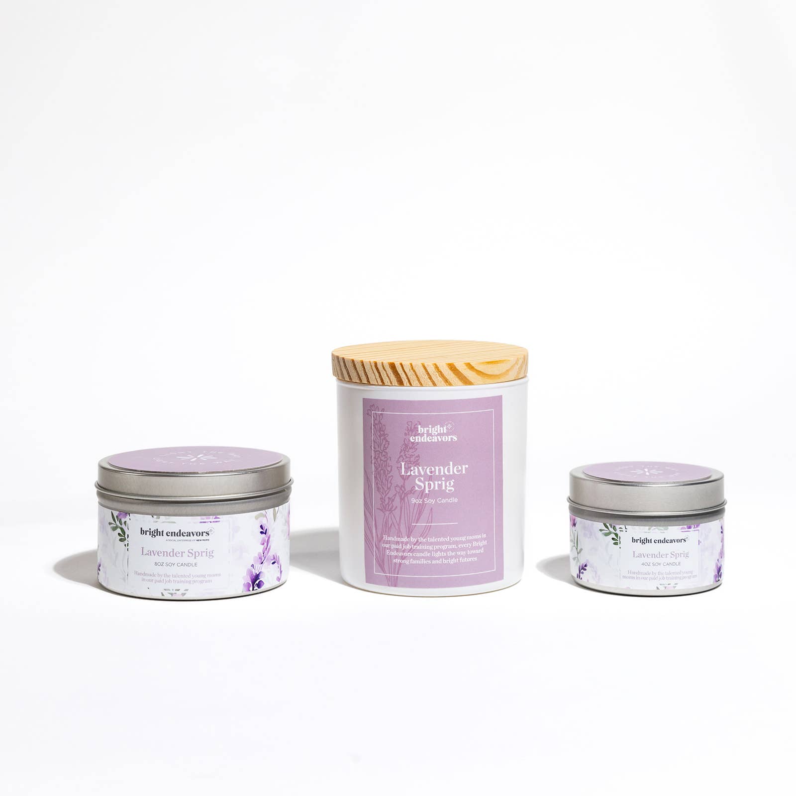 Lavender Sprig Candle- Assorted Sizes