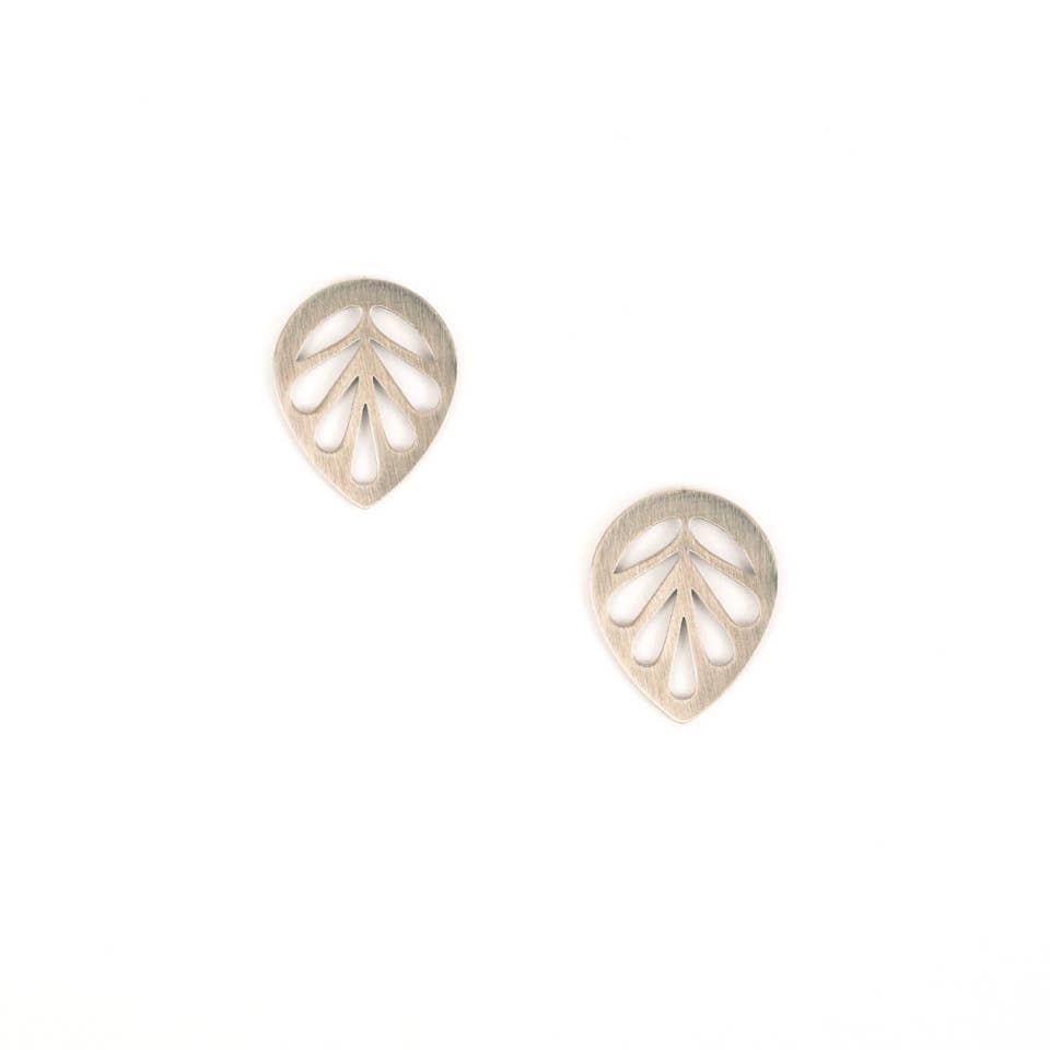 Leaf Post Earrings