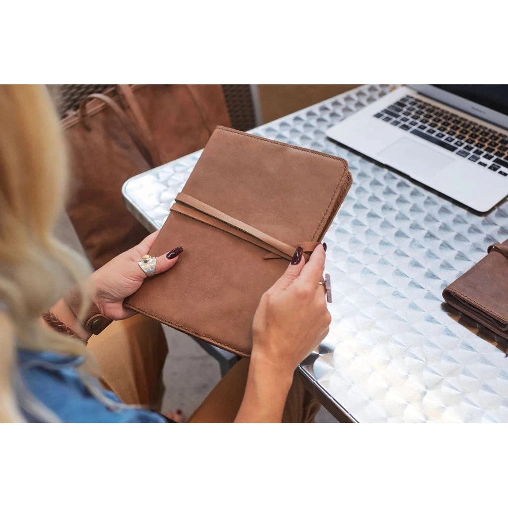 Leather Composition Notebook Cover- Assorted Colors