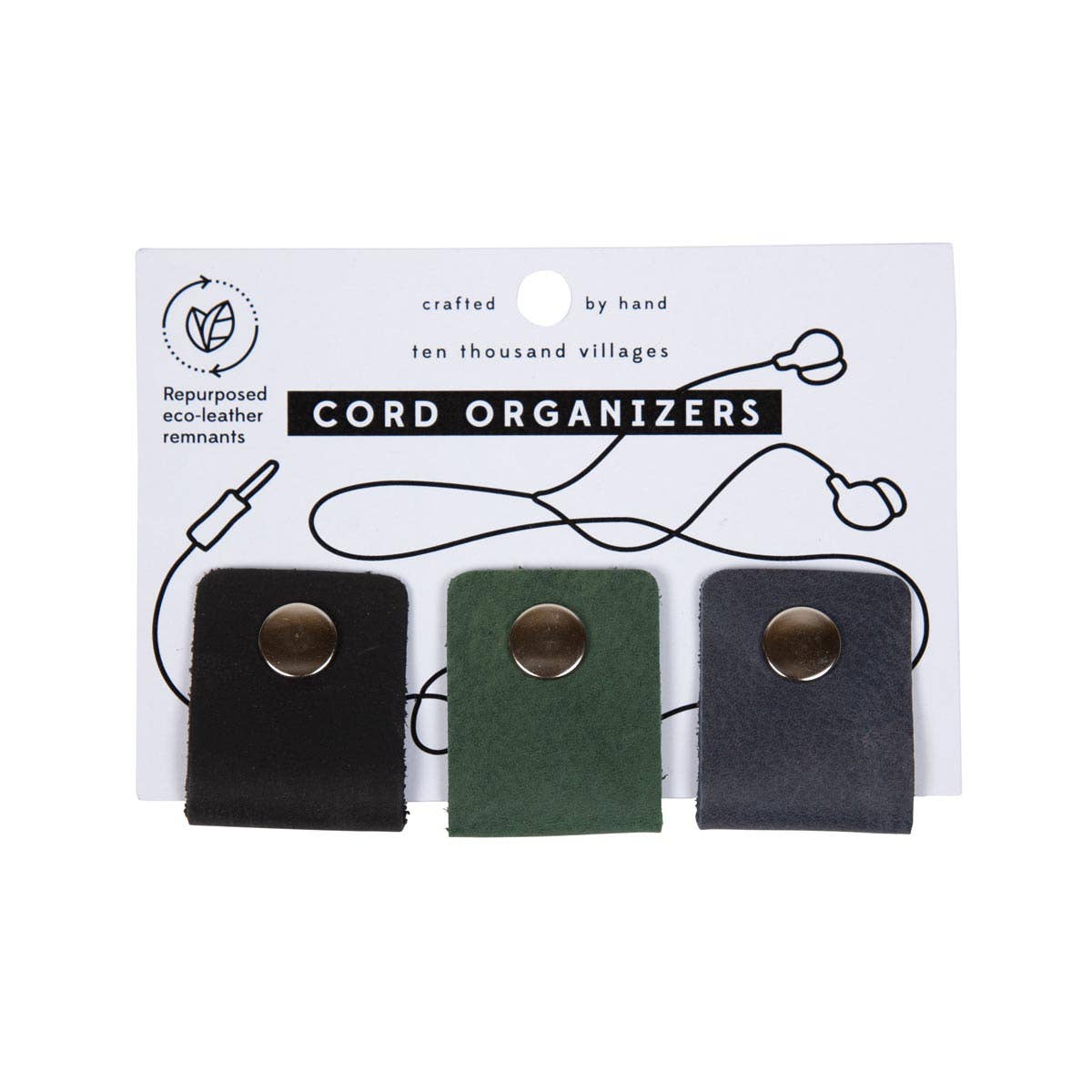 Leather Cord Organizers - Assorted Colors