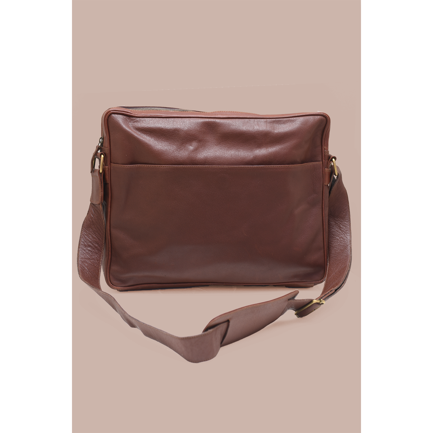 Leather Laptop Satchel - 15"