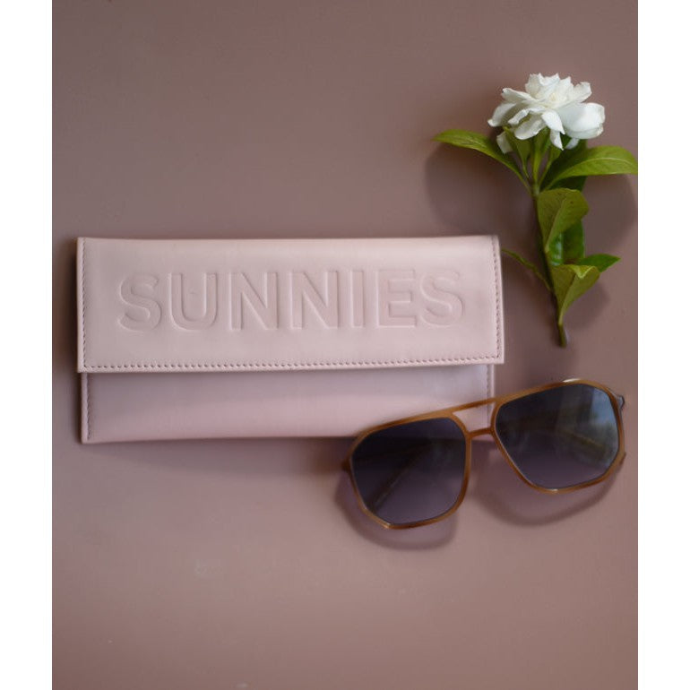 Leather Sunglasses Case- Assorted Colors