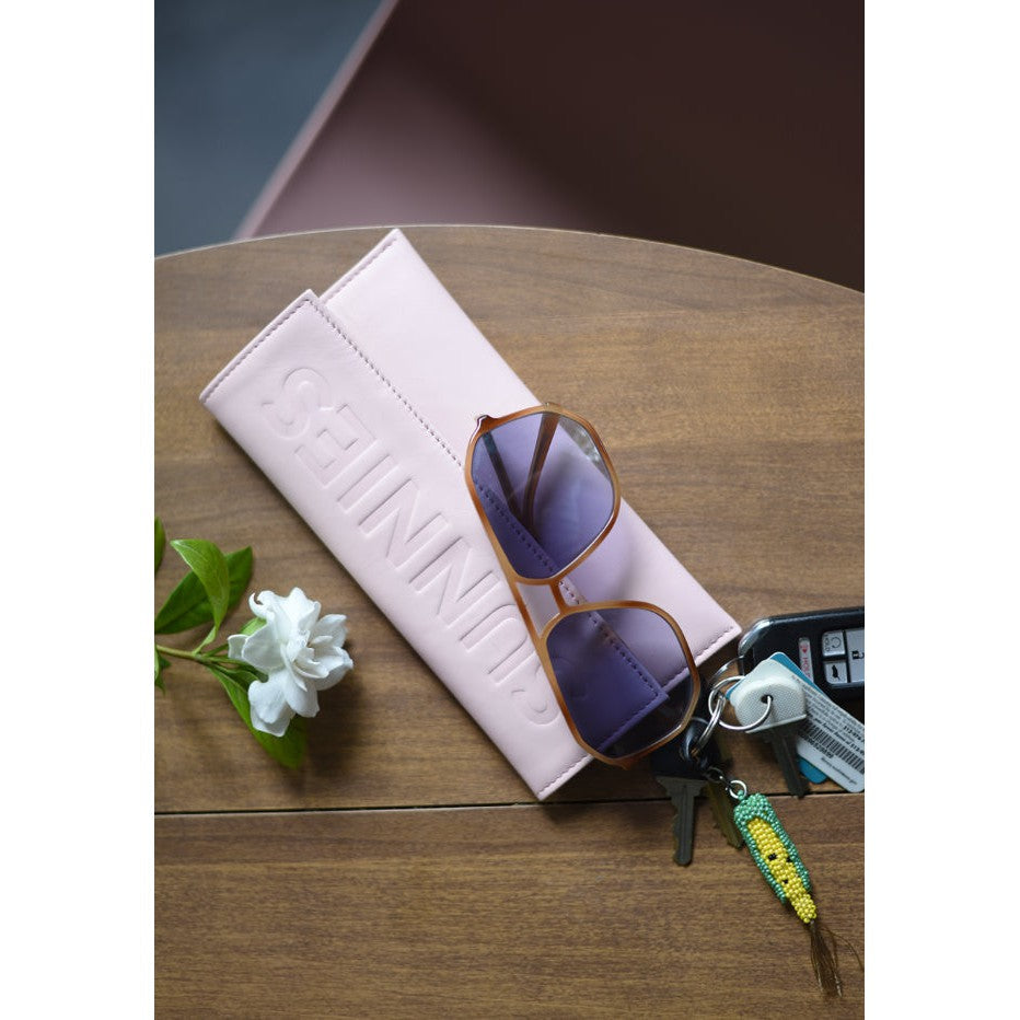 Leather Sunglasses Case- Assorted Colors
