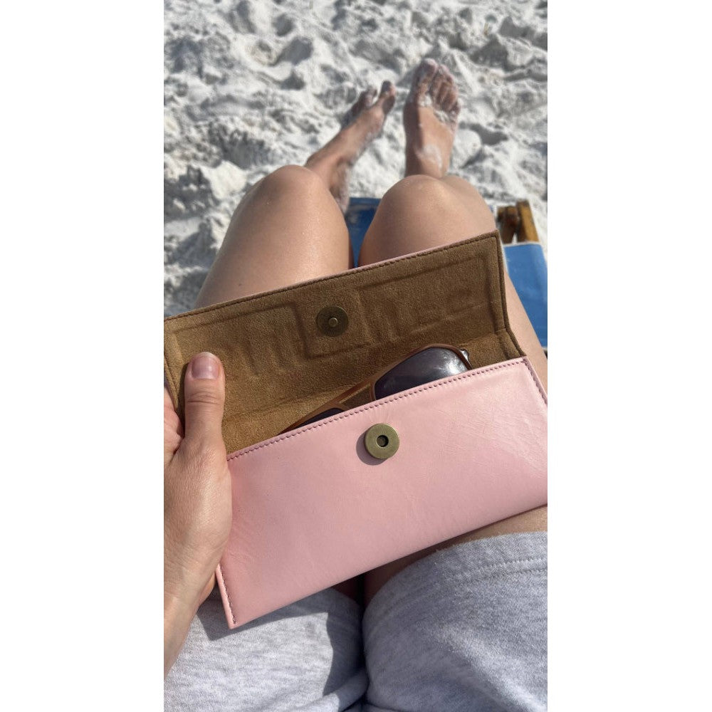 Leather Sunglasses Case- Assorted Colors