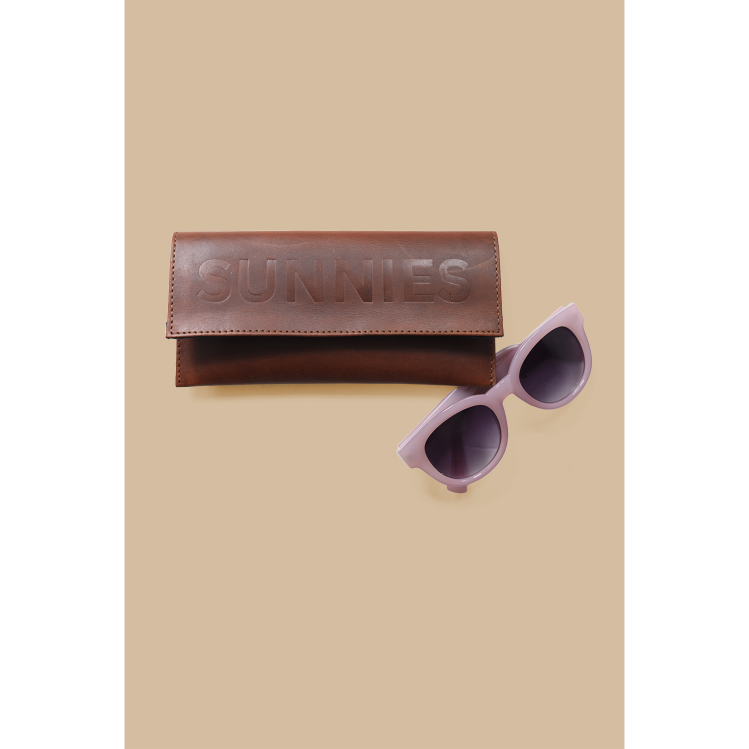 Leather Sunglasses Case- Assorted Colors