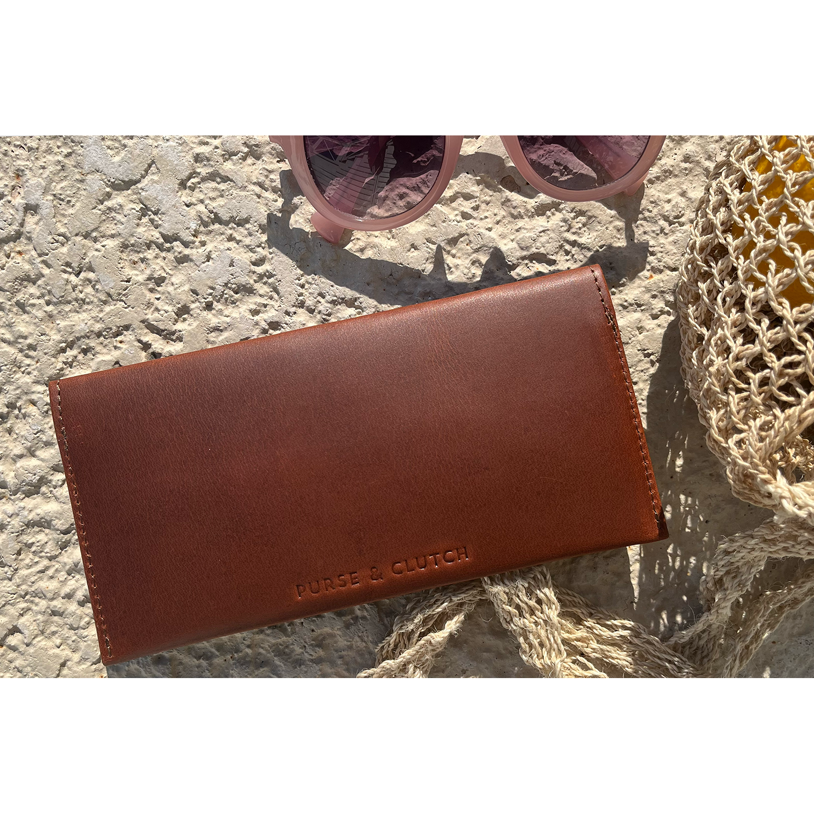 Leather Sunglasses Case- Assorted Colors