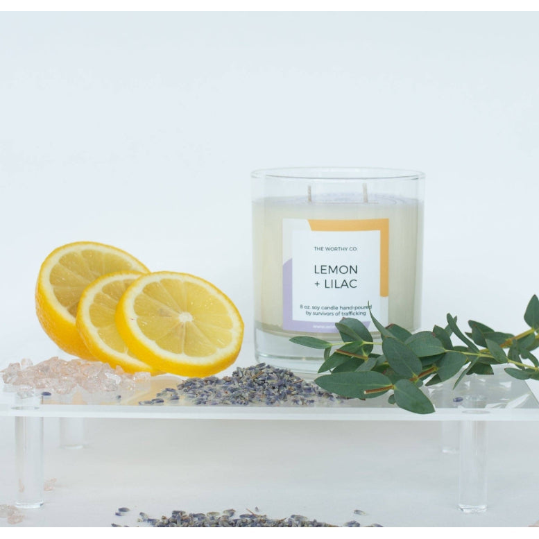 Lemon + Lilac Candle