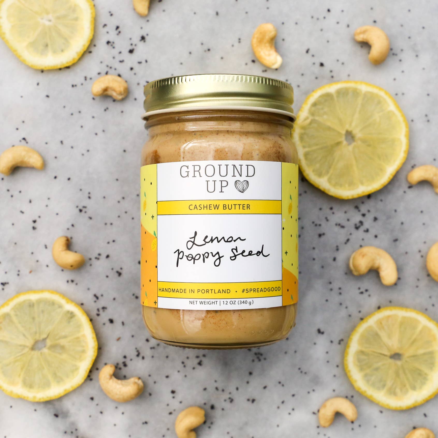 Lemon Poppyseed Nut Butter (* Local pickup/Local Delivery Only)