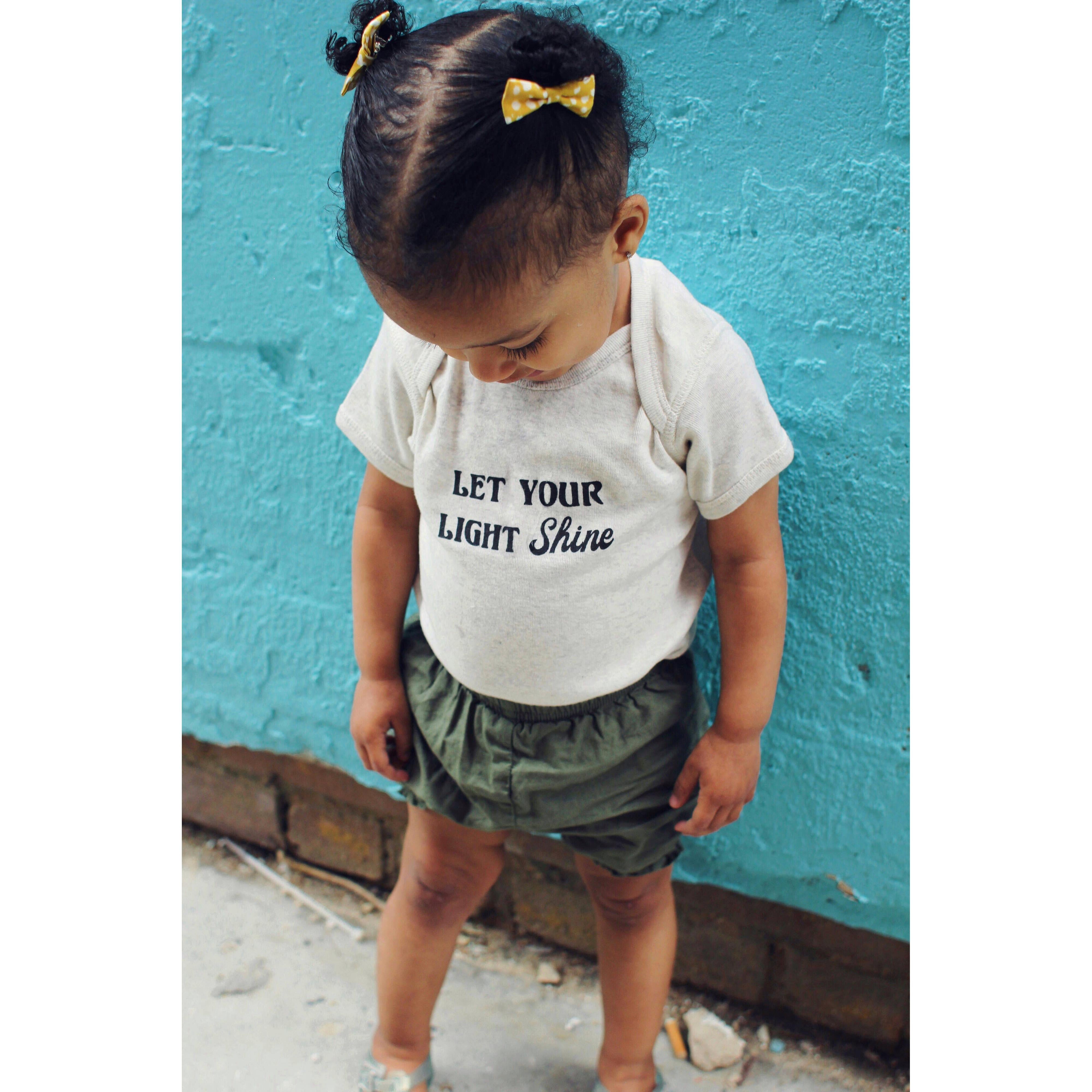 Let Your Light Shine Onesie- Assorted Sizes