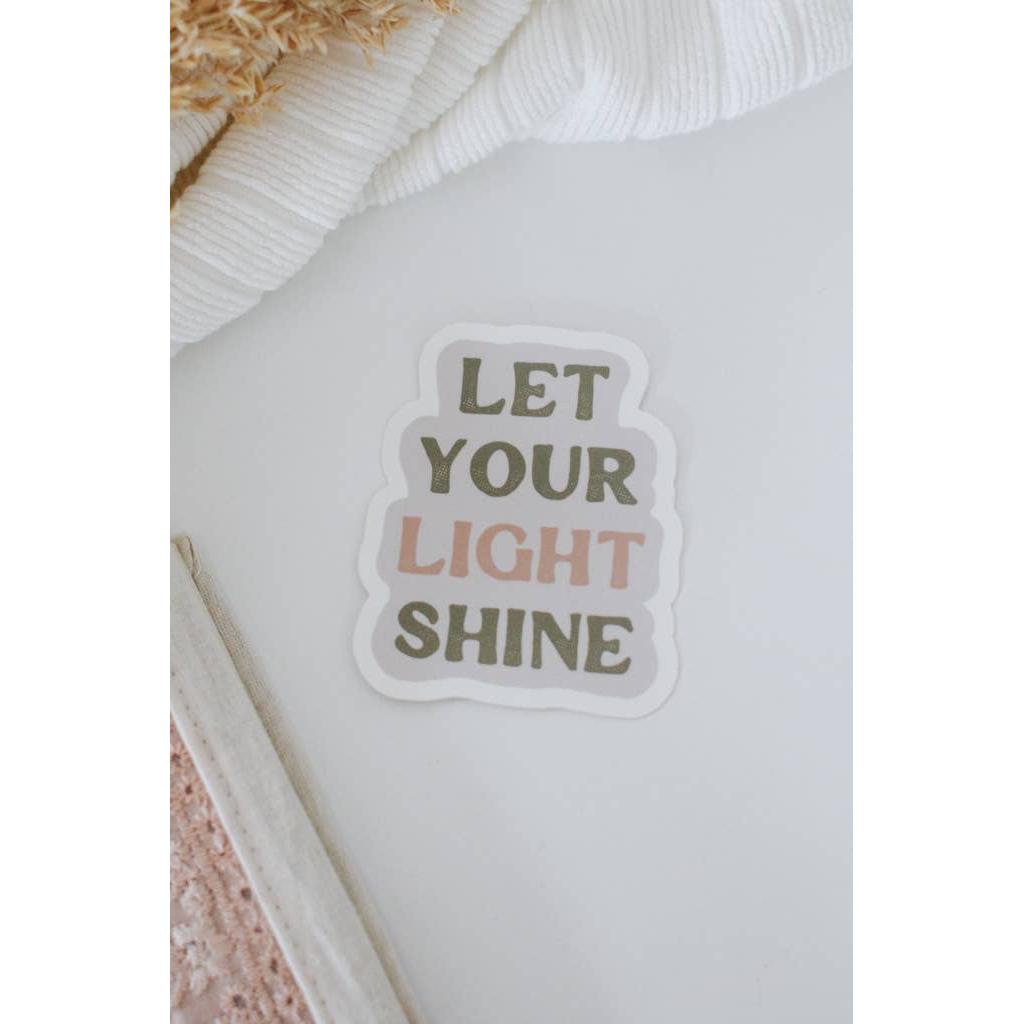 Let Your Light Shine Sticker