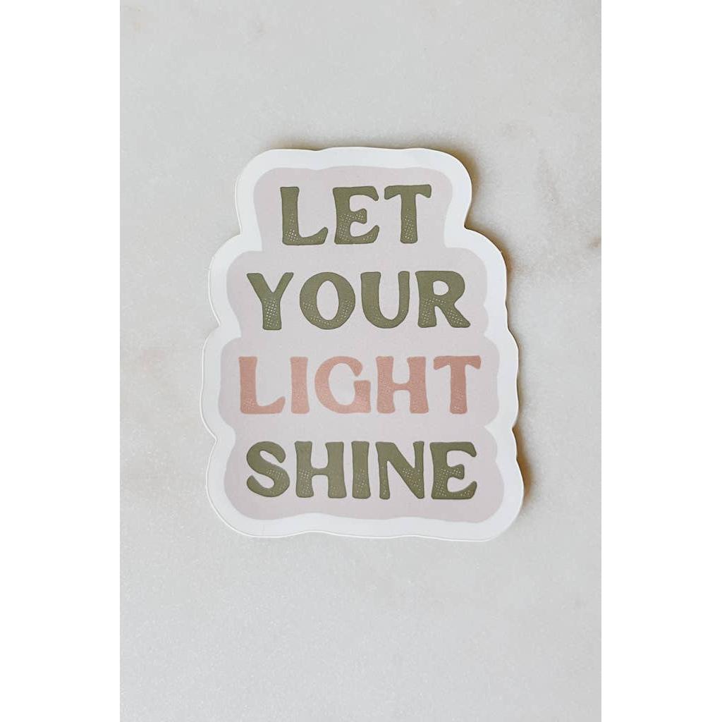 Let Your Light Shine Sticker