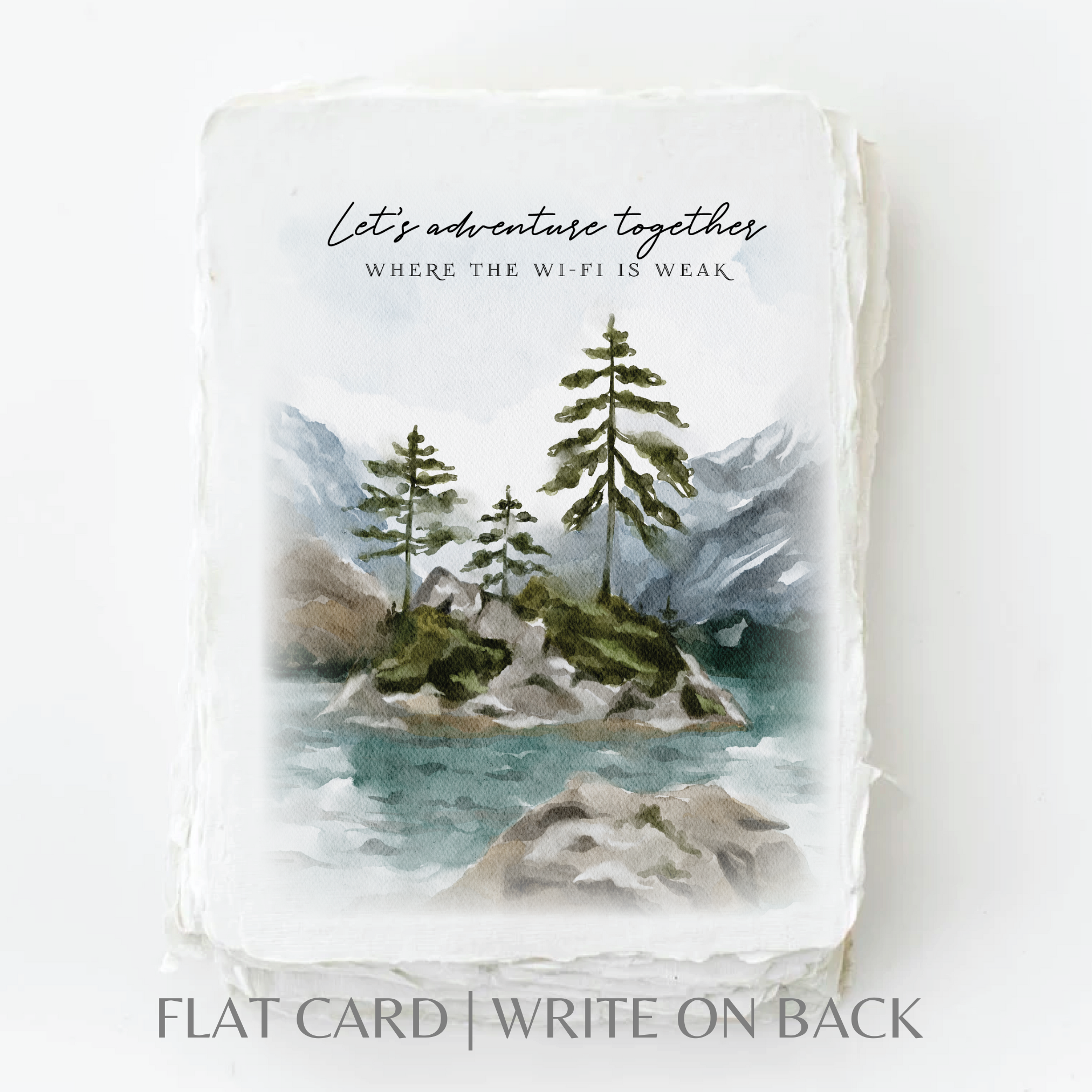 Let's Adventure Together | Eco-Friendly Greeting Card