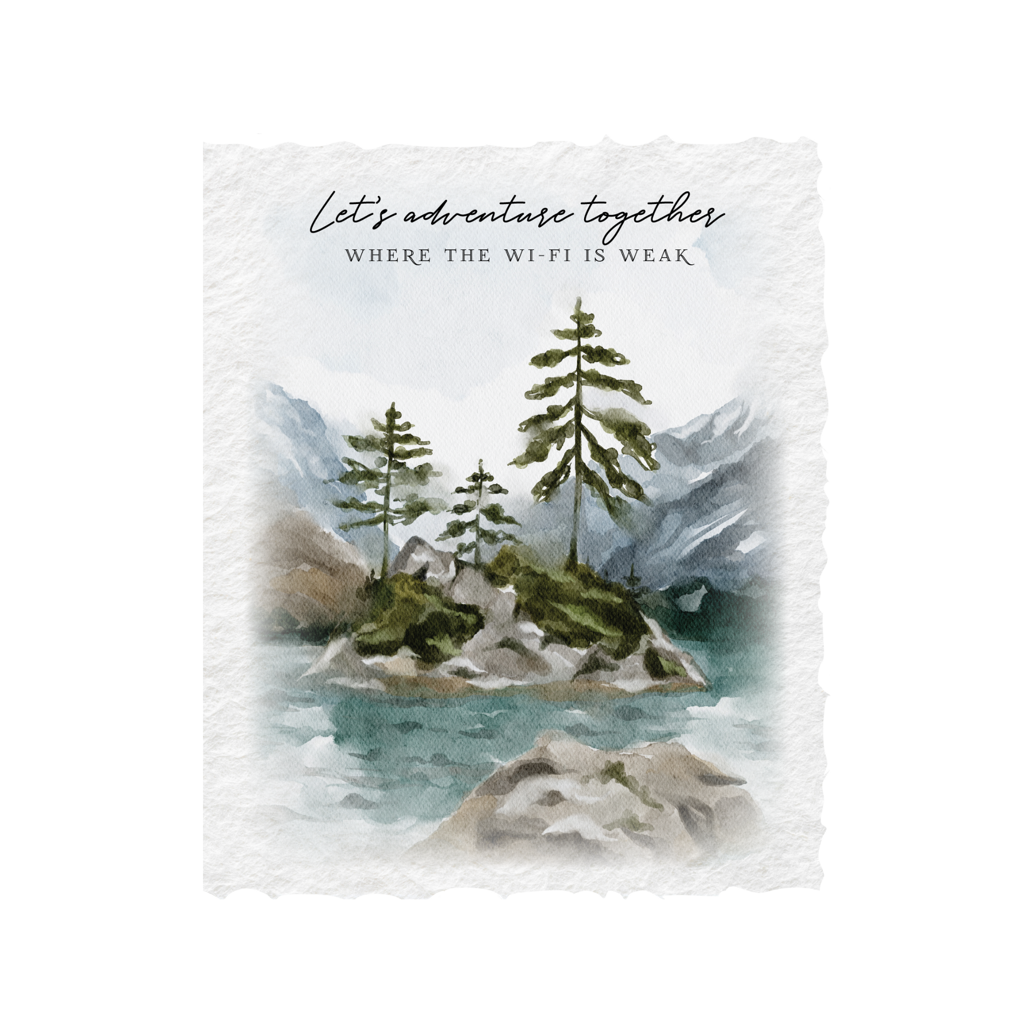 Let's Adventure Together | Eco-Friendly Greeting Card